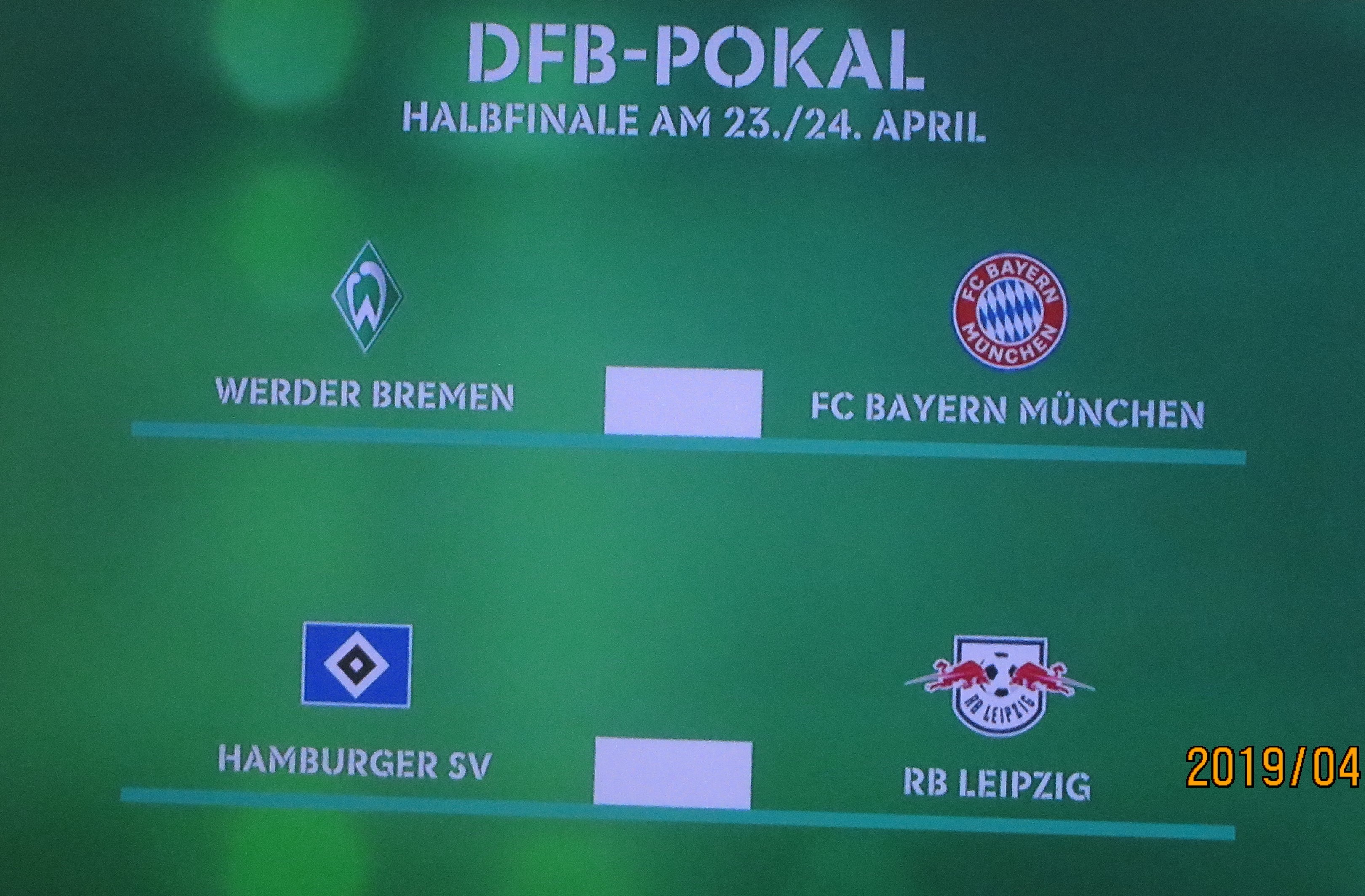 DFB - Halbfinale
