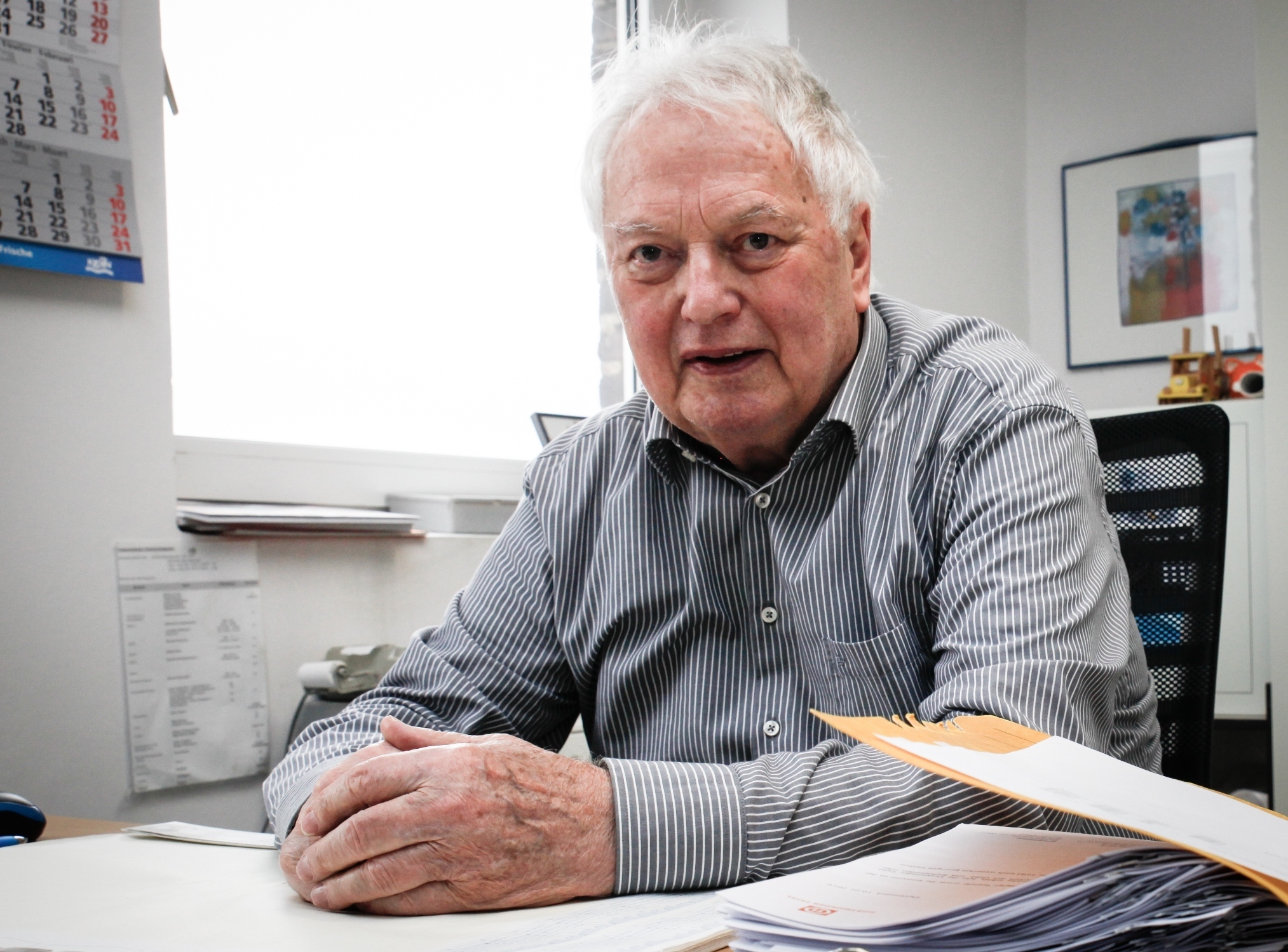 Logistikprofi Gerd Kister hat die Dortmunder Tafel maßgeblich mit aufgebaut
