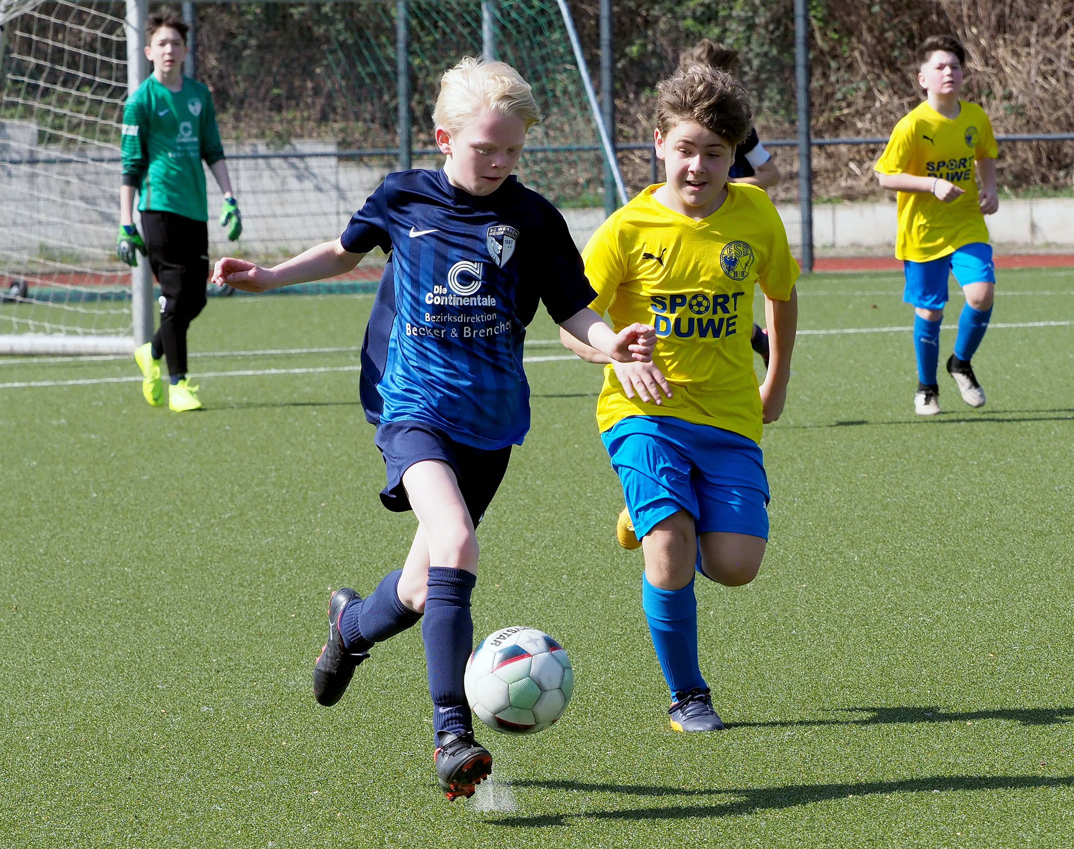 Die D-Junioren sind mit einem 1:0 beim TuSEM dem Klassenerhalt näher gekommen.
Foto: Gohl