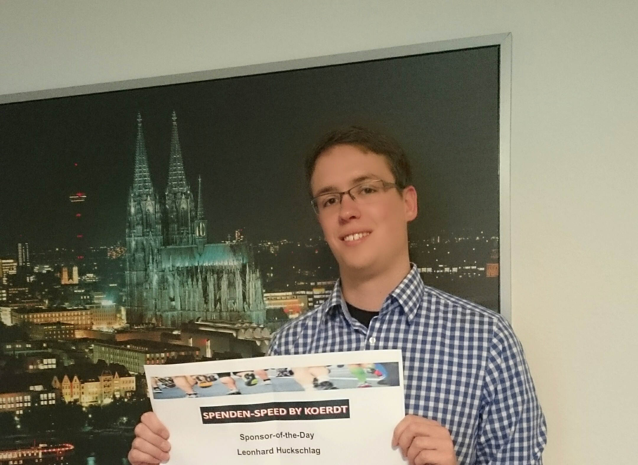 Leonhard Huckschlag der 12. Sponsor-of-the-Day!