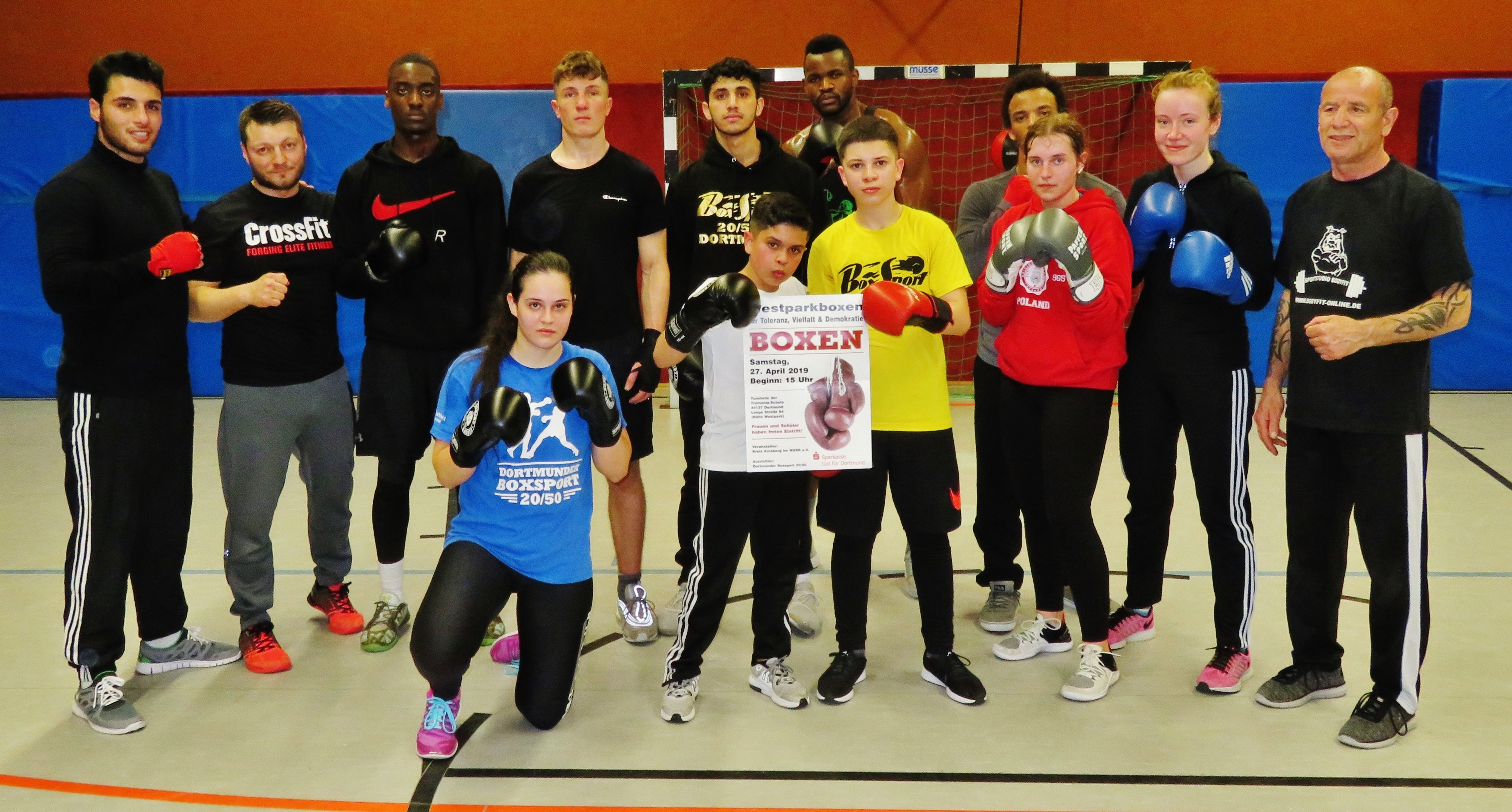 Die DBS-Boxer, die am 27.April 2019, beim Westparkboxen in den Ring steigen.
