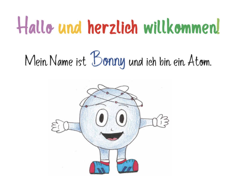Das neue Maskottchen Bonny begrüßt die Leserinnen und Leser.
