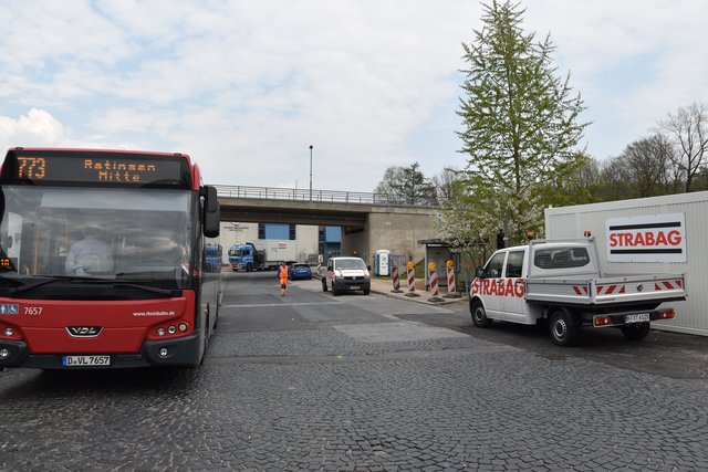 Spatenstich für die Baumaßnahme der Stadt Ratingen Bahnhof Hösel