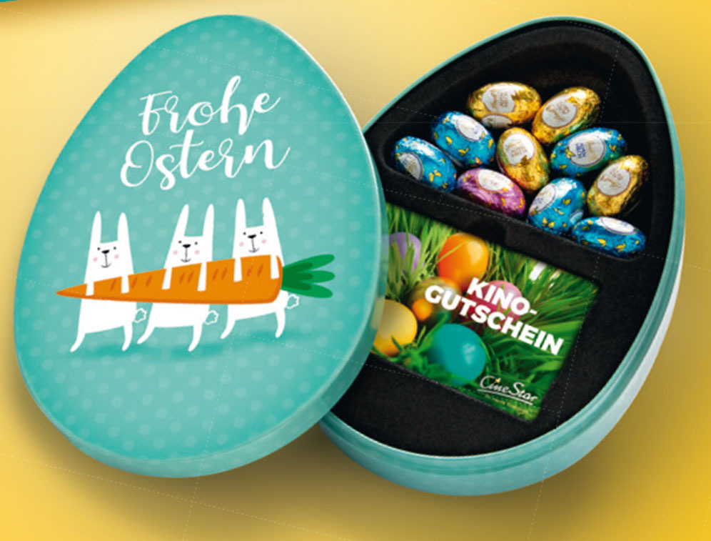 Ganz besondere Kinogutscheine zum Osterfest hat das CineStar Hagen im Angebot.