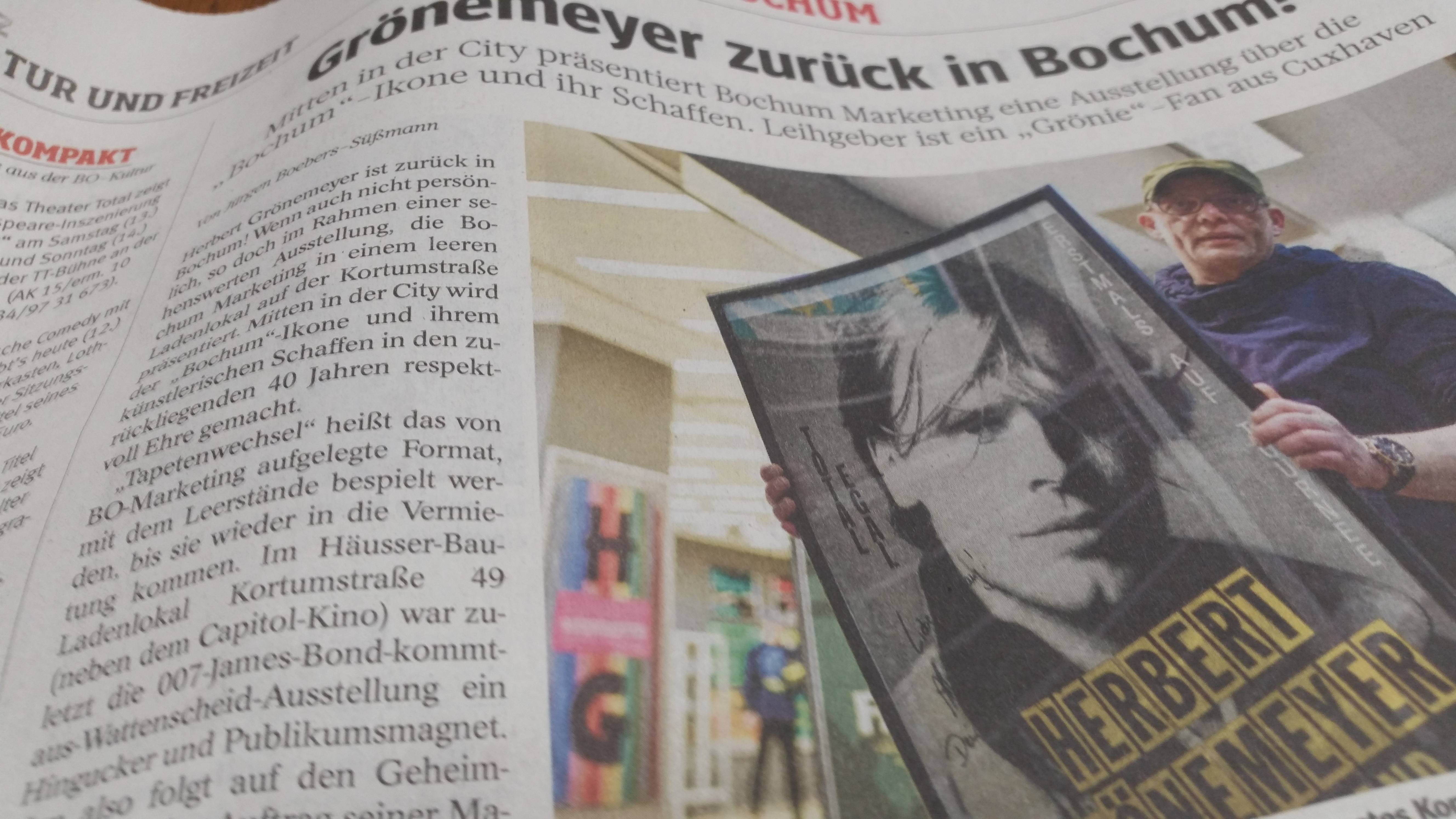 Wolfgang Heß Ausstellung.
Foto Tageszeitung WAZ.
Fotograf:
Socrates Tassos.