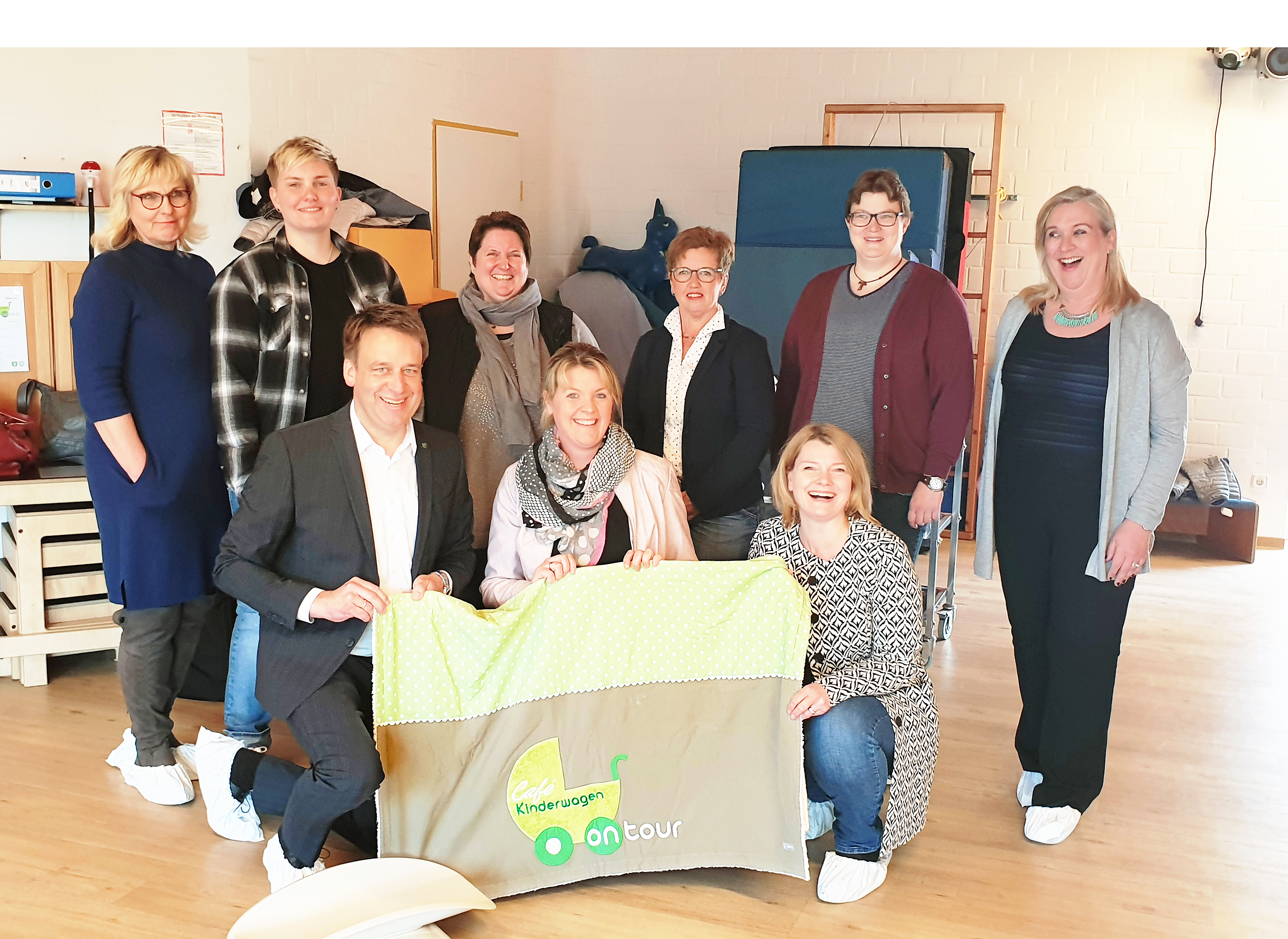Von links: Rita Nehling-Krüger, Dietlind Dellbrügge, Ralf Berensmeier, Melanie Kölking-Loka, Martina Bies.