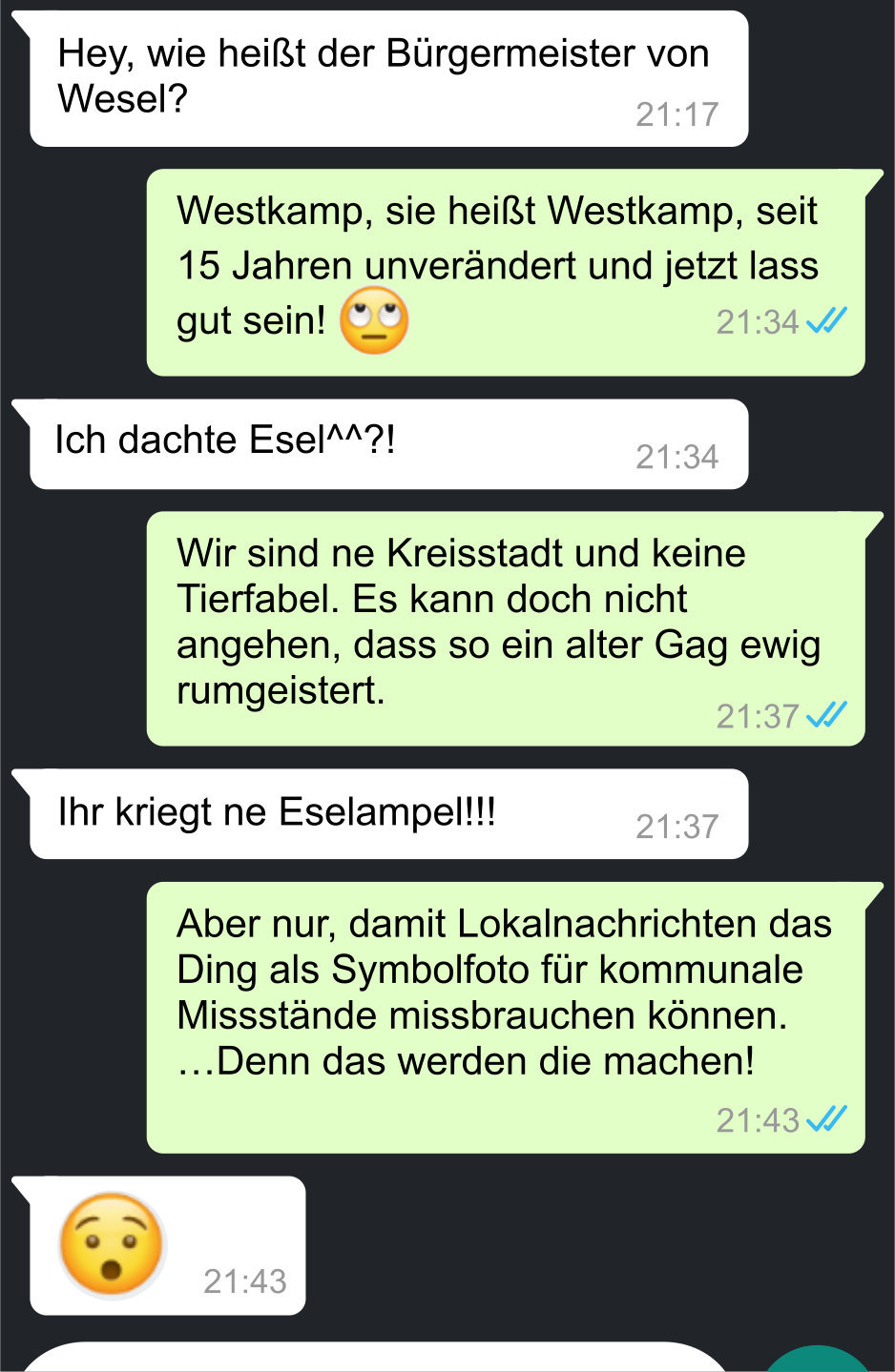 Die Wahrheit, die reine Wahrheit und nichts als die Wahrheit...