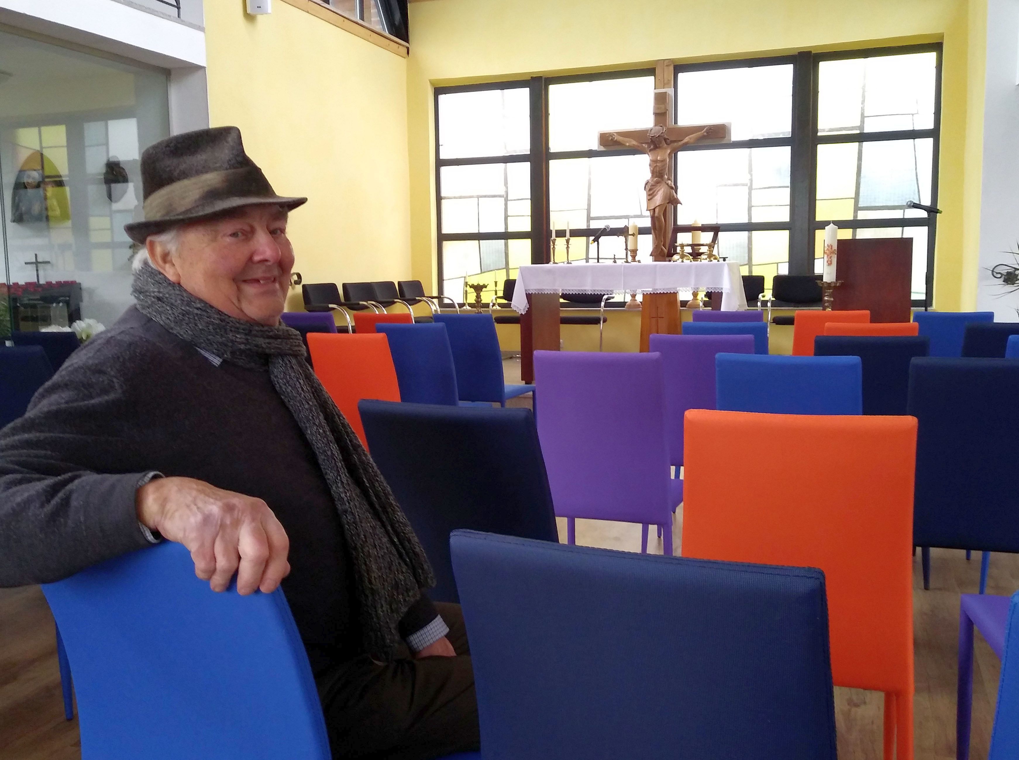 In seiner Kapelle findet Heinz Artz Ruhe. Einen Lieblingsplatz hat er nicht: „Es gefällt mir hier überall gut.“