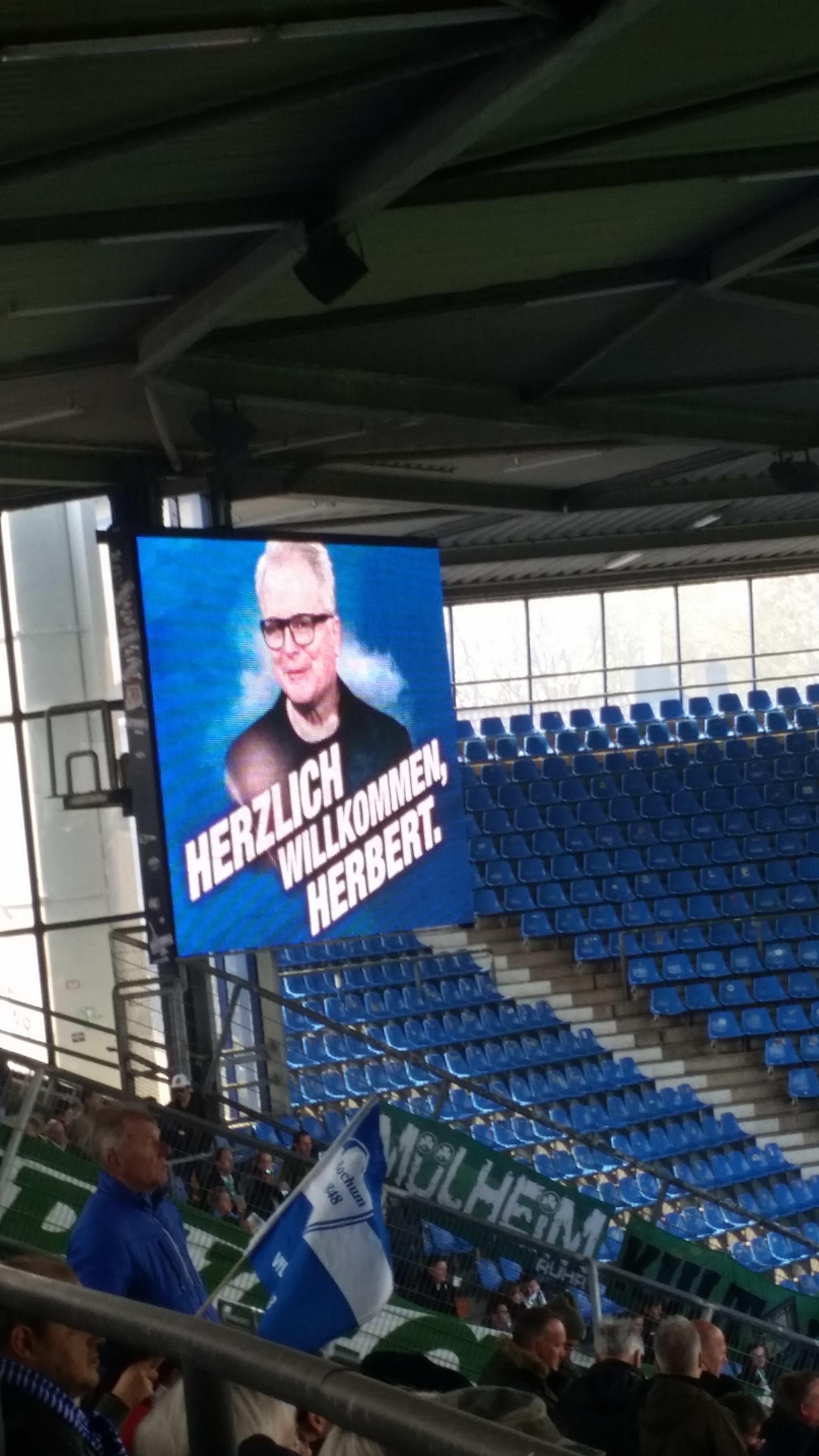 Vor dem Spiel.