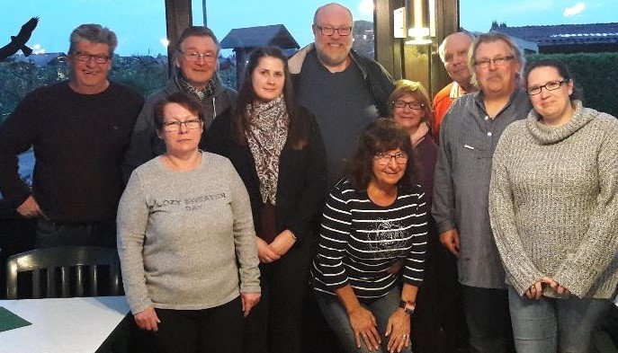 v.l.: Uwe Stöwer, Peter Fedtke, Annett Körner, Celina Segieth, Hansi Wieprig, Ilona Segieth, Hannelore Fedtke, Diethard Hamel, Klaus Baumann, Nicole Markowitz.
Foto: Florian Westerhoff