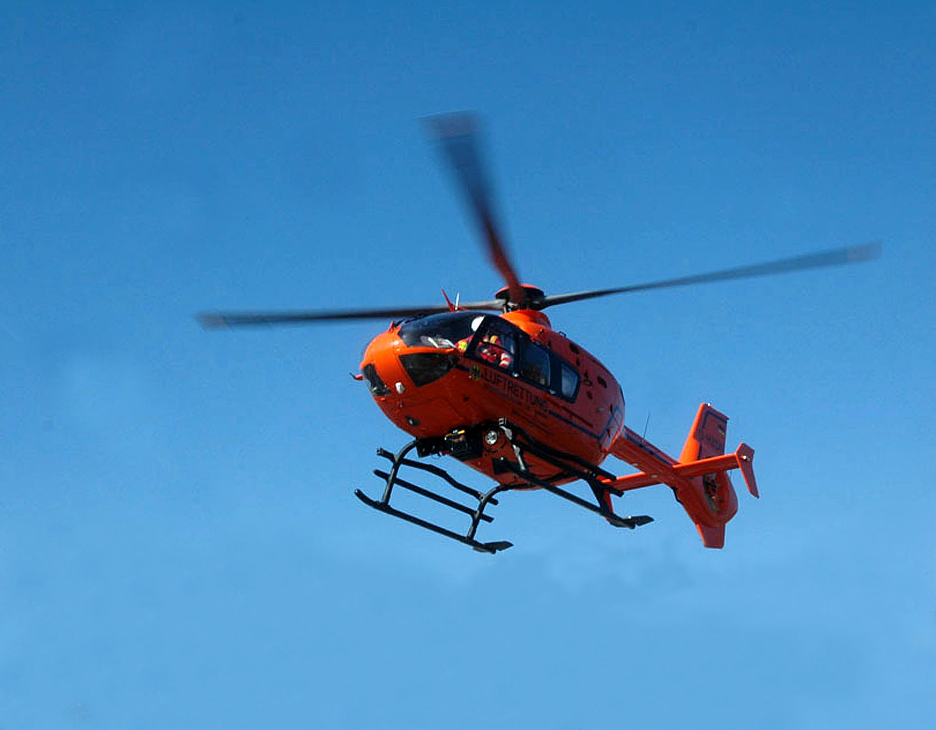 Auch der Rettungshubschrauber war im Einsatz.
