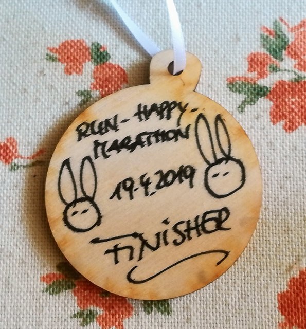 Im Ziel gab es sogar eine Medaille.