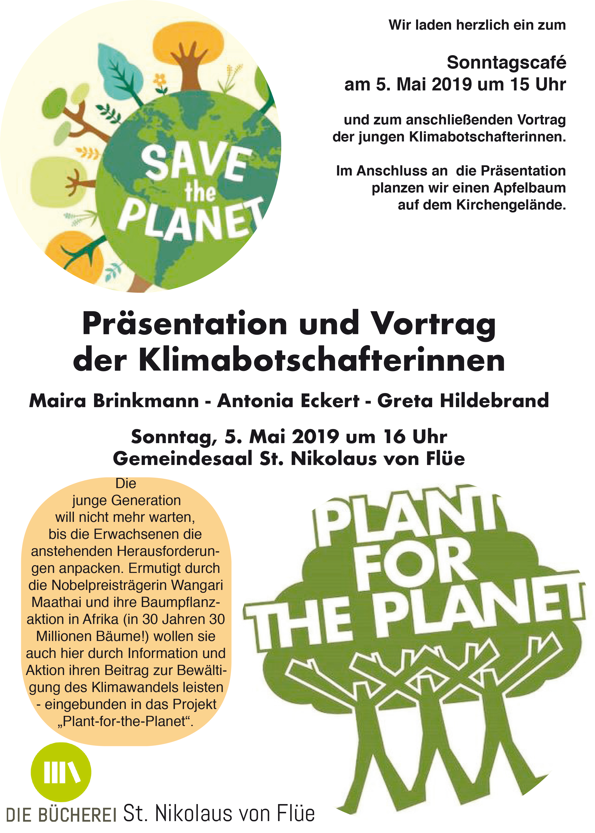 Das Plakat für die Vortragsveranstaltung.