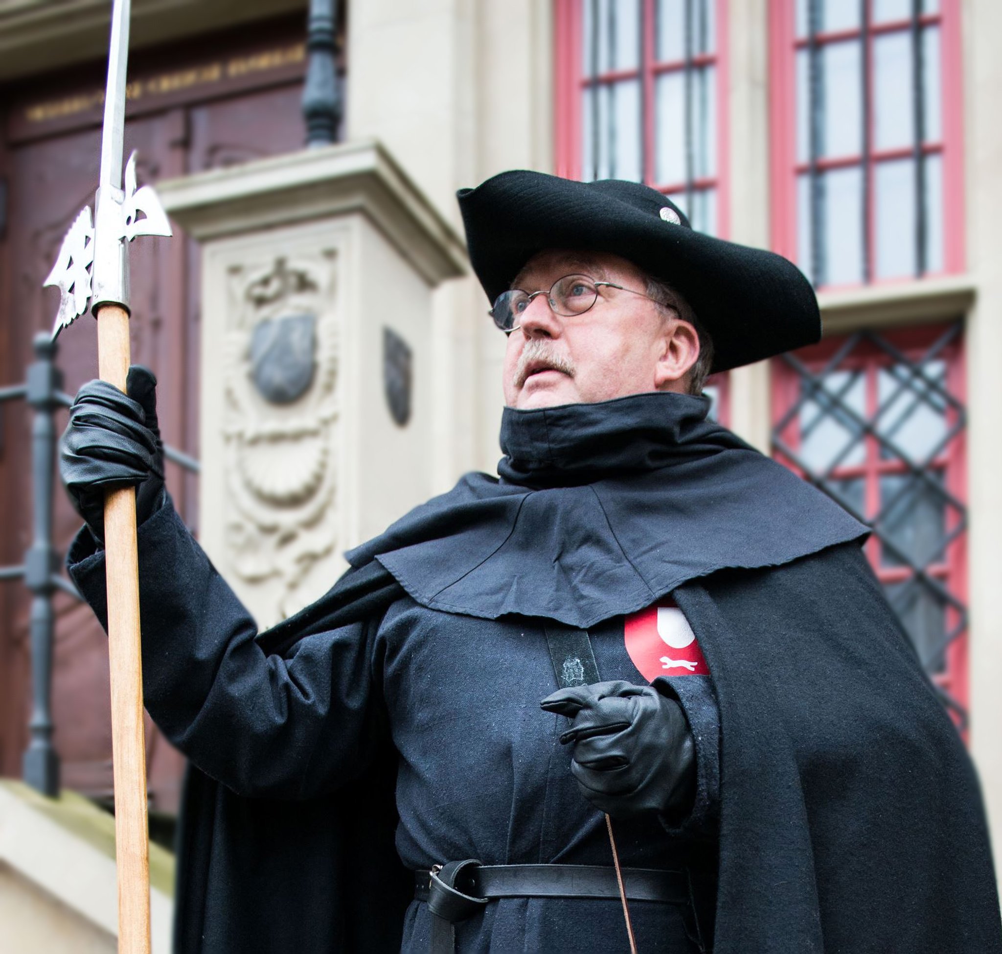 Ludwig Maritzen als Nachtwächter.