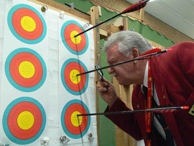 Kampfrichter Hartmut van de Wetering schaut genau hin.
Foto: privat