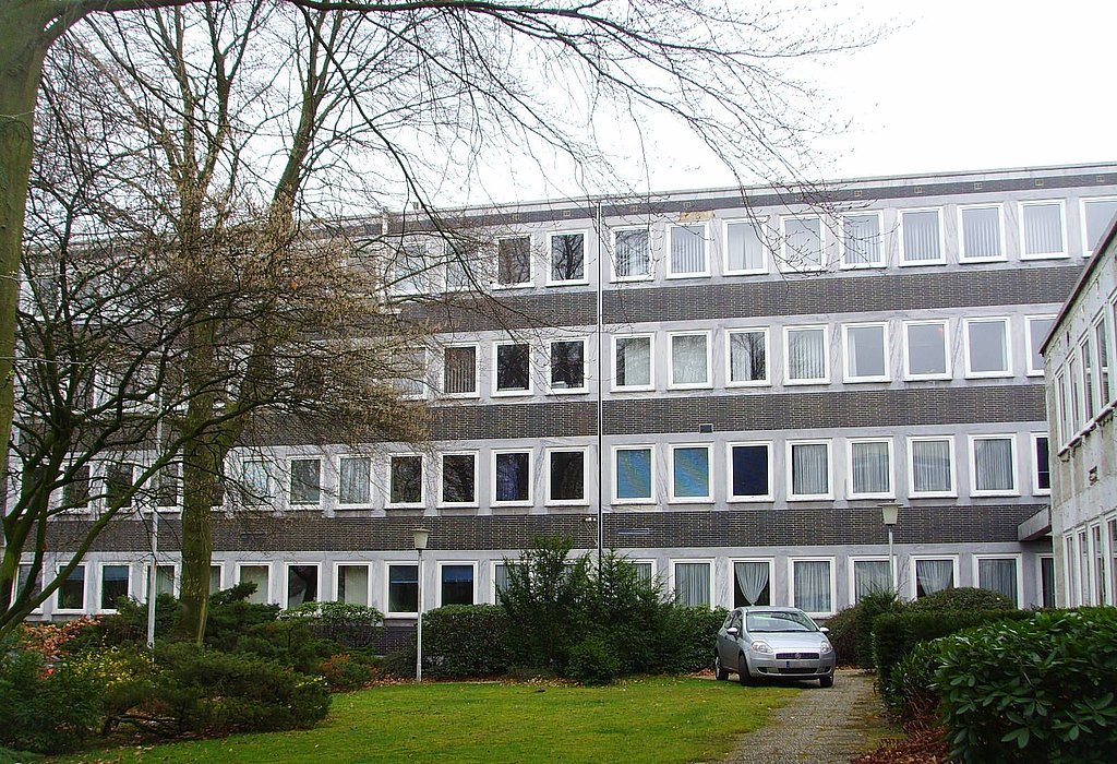 Das ehemalige Kreisgesundheitsamt am Lehmbecker Pfad soll eine Zentrale Unterbringungseinrichtung (ZUE) des Landes werden. Foto: Stadt Marl