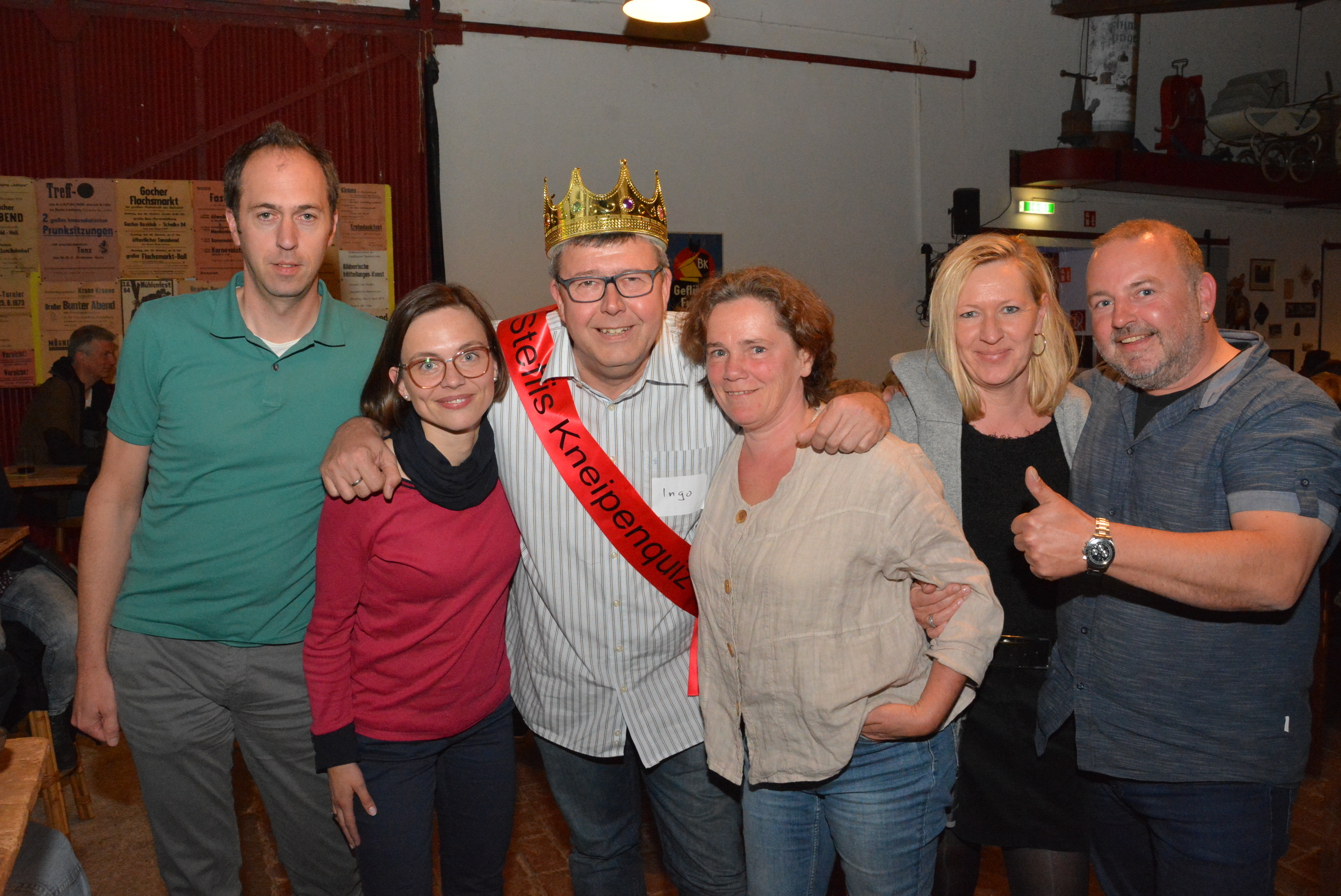 Quizkönig des Rateabends in Hassum wurde Ingo aus dem Team Gummiwerker.
Fotos: Christian Breuer