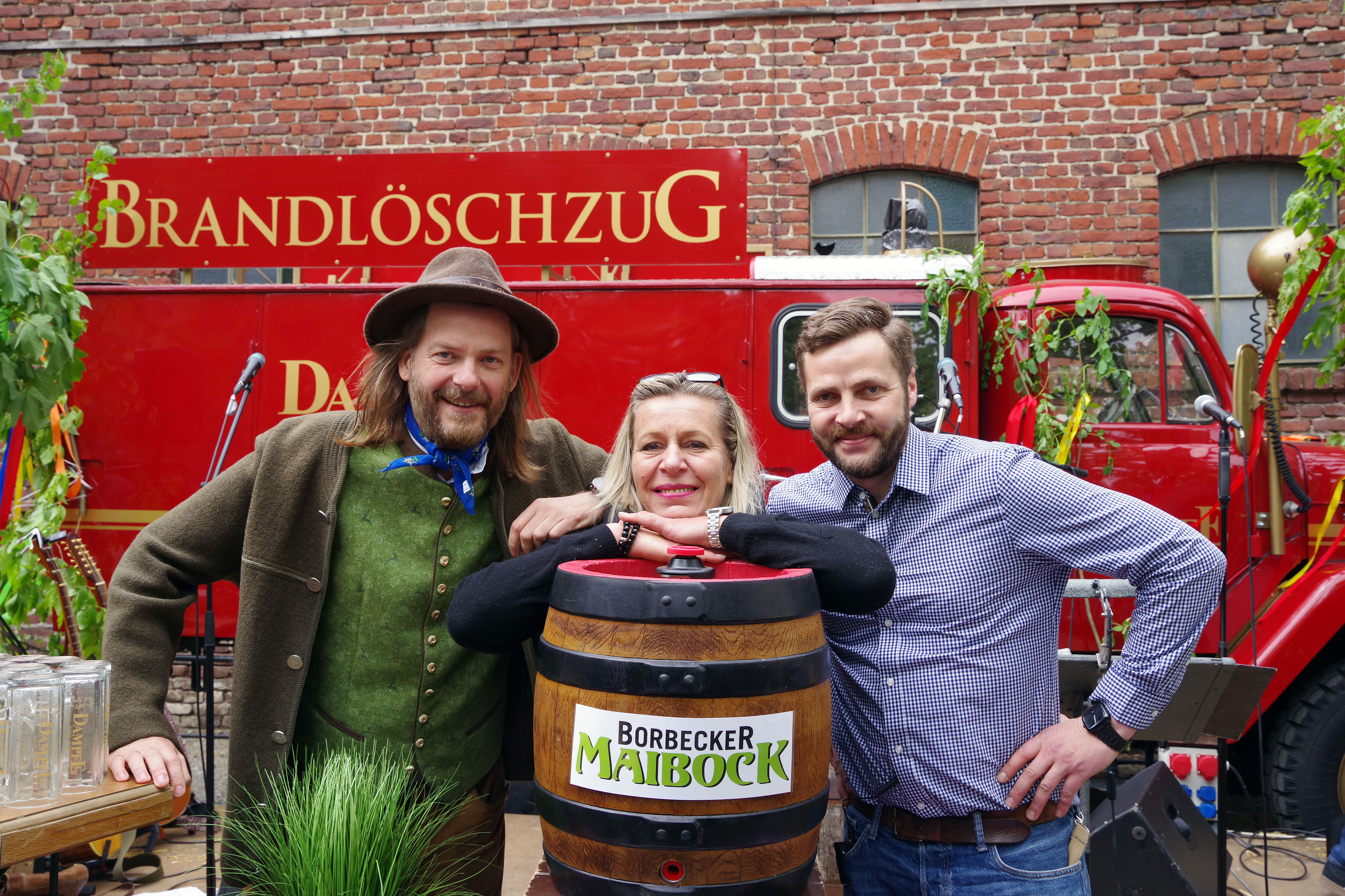 Dampfe-Geschäftsführer Martin Grahl mit seinen Mitarbeitern Susanne Goldstein und Christoph Wistinghausen (v.l.).