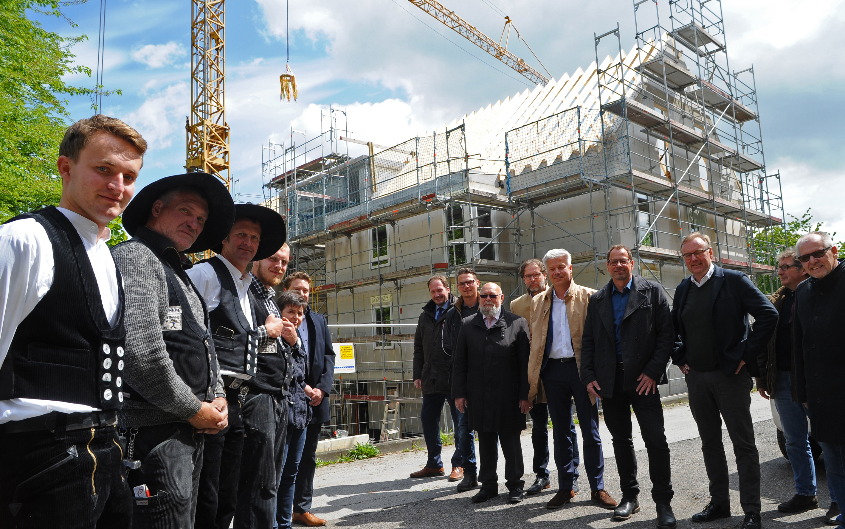 An der Oppelner Straße errichtet der Spar- und Bauverein 14 öffentlich geförderte und barrierefreie Wohnungen.