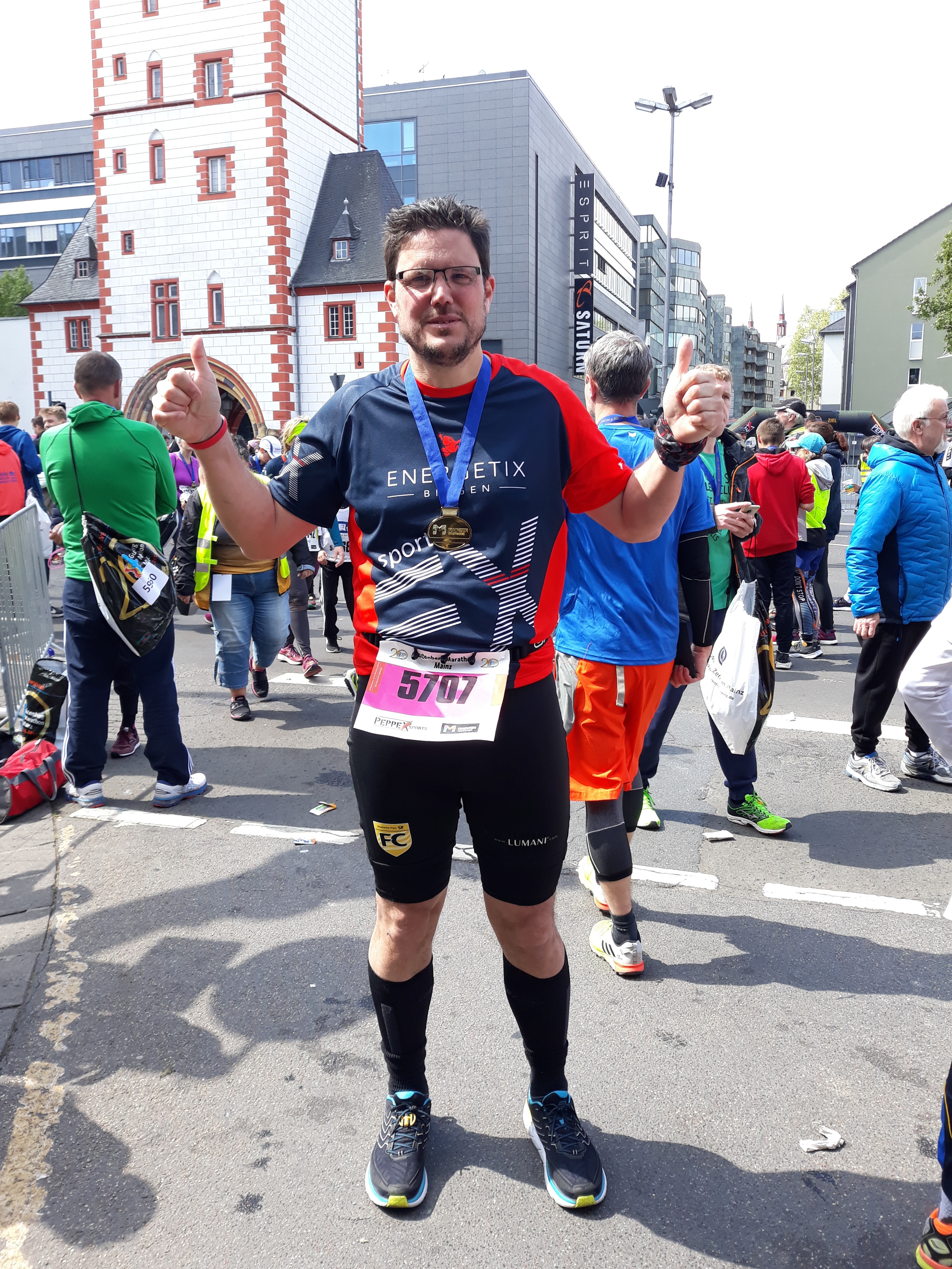 Glücklich im Ziel!