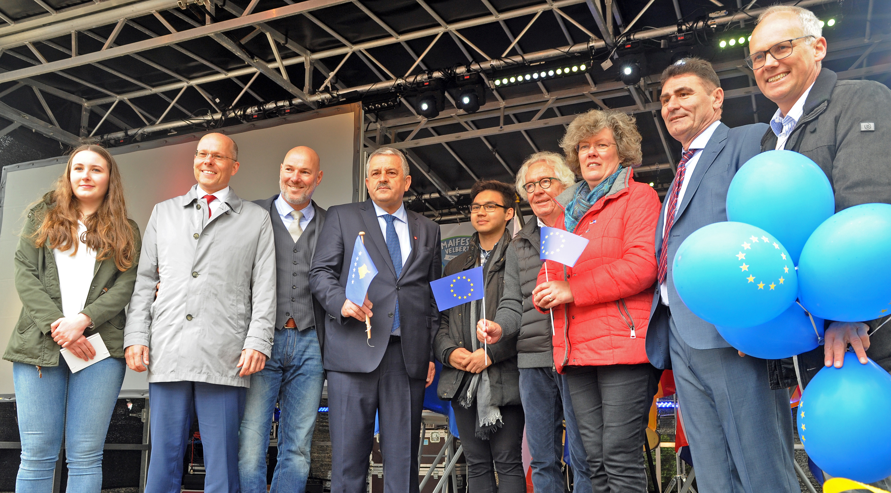 Zum Auftakt des Europafestes und der Europawoche kam viel politische Prominenz nach Velbert.