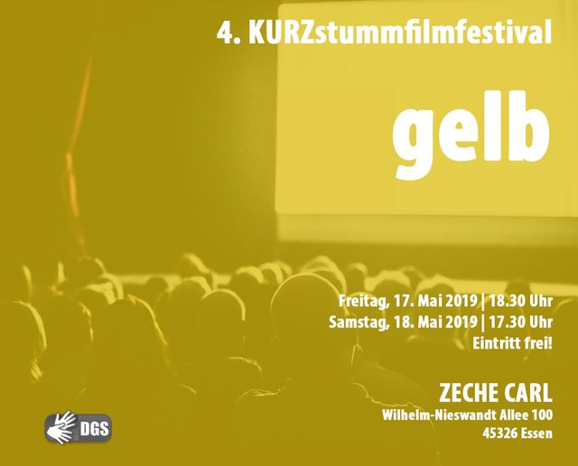 Das Thema des KURZstummfilmfestivals 2019 heißt "Gelb".