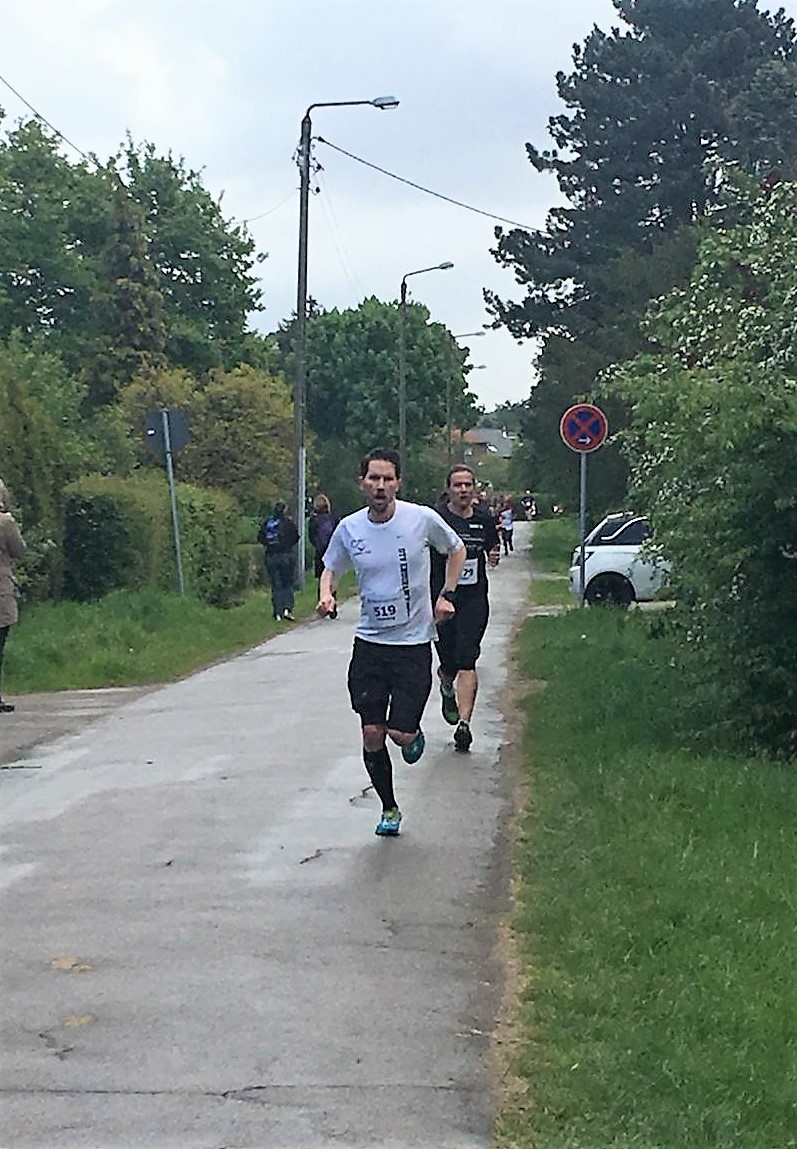 Henning Thimm auf der 10 km-Strecke
