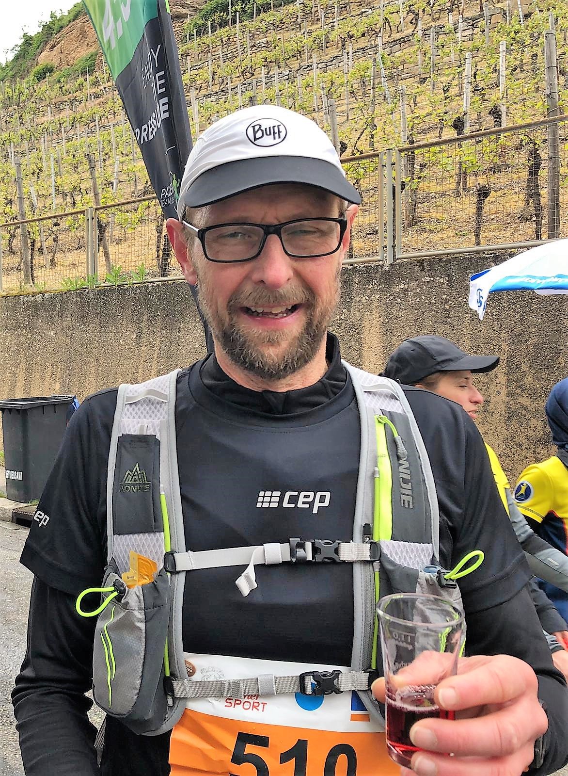 Detlef Blässe als Pacemaker beim Heilbronner Trollinger Marathon