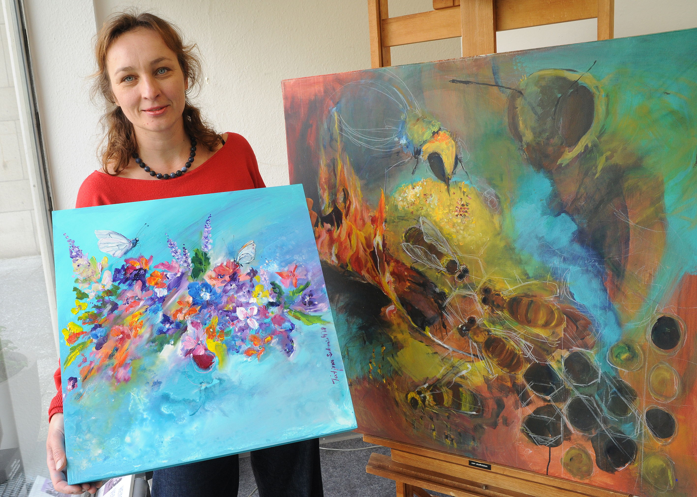 Tatjana Schmidt stellt aus.