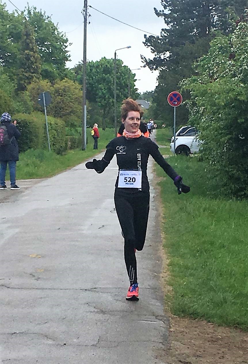 Miriam Thimm auf dem Weg zur Bestzeit