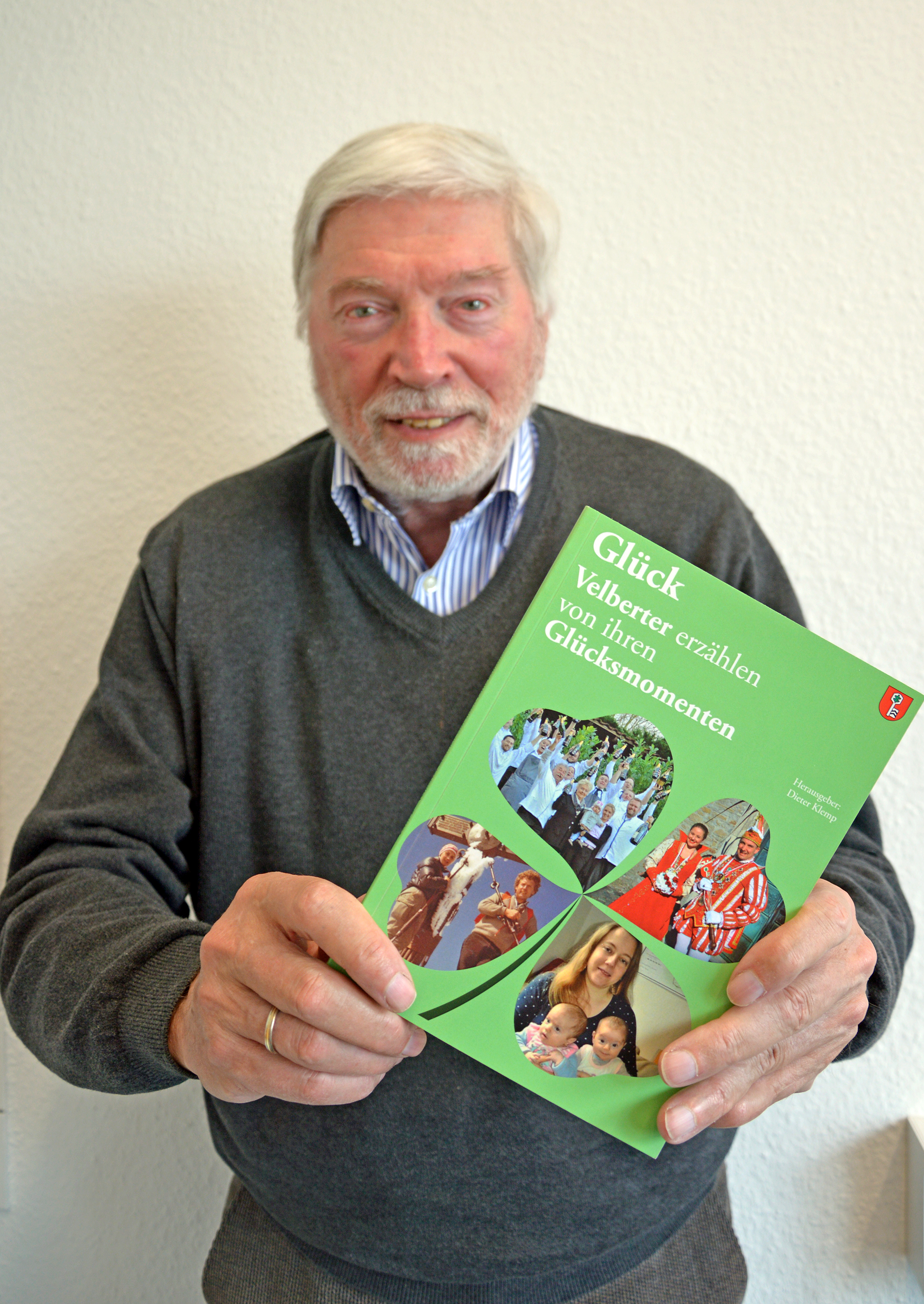"Glück" ist das Thema, dem sich Dieter Klemp in seinem neuesten Buch widmet. Rund 70 Velberter - Frauen und Männer verschiedensten Alters und aus unterschiedlichsten Branchen - haben ihm dafür von ihren Glücksmomenten berichtet.