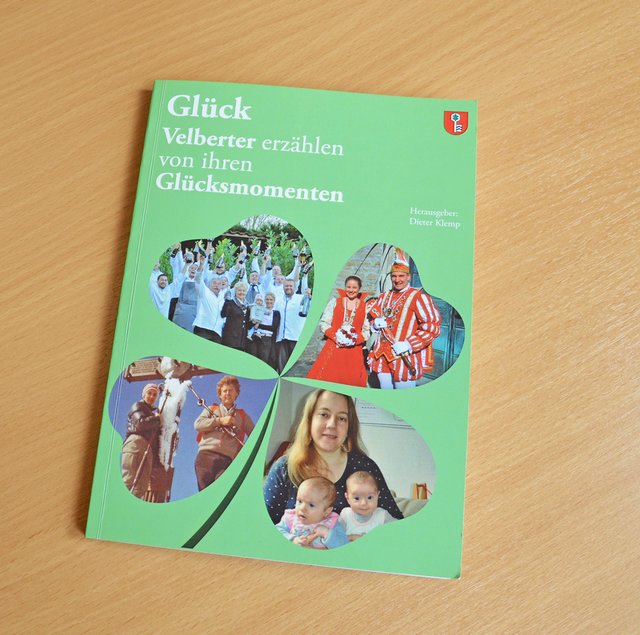 Dieter Klemps neues Buch "Glück - Velberter erzählen von ihren Glücksmomenten" ist ab sofort erhältlich.