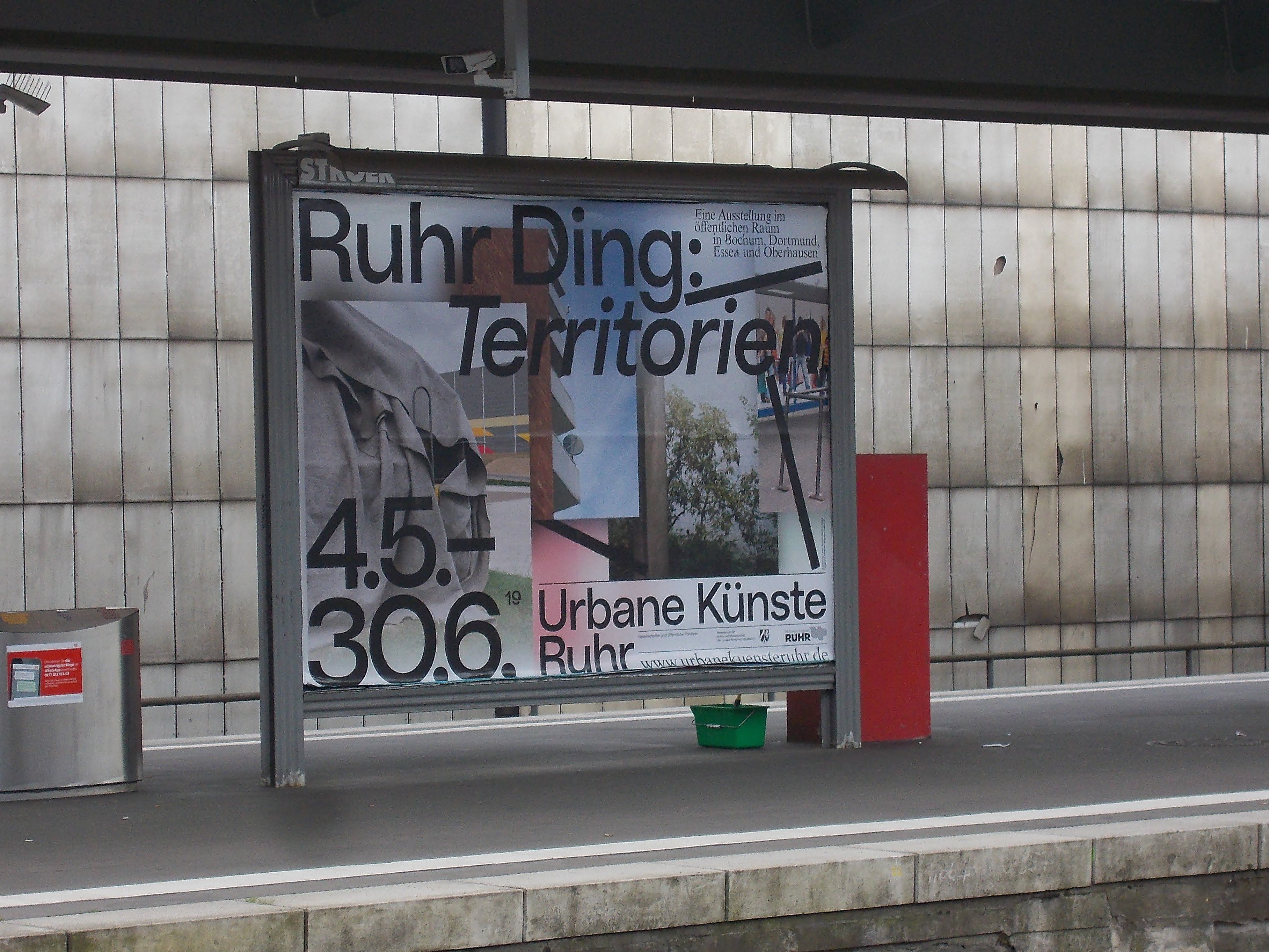 Im Moment aktuell: Das Ruhr Ding: Territorien - Plakat