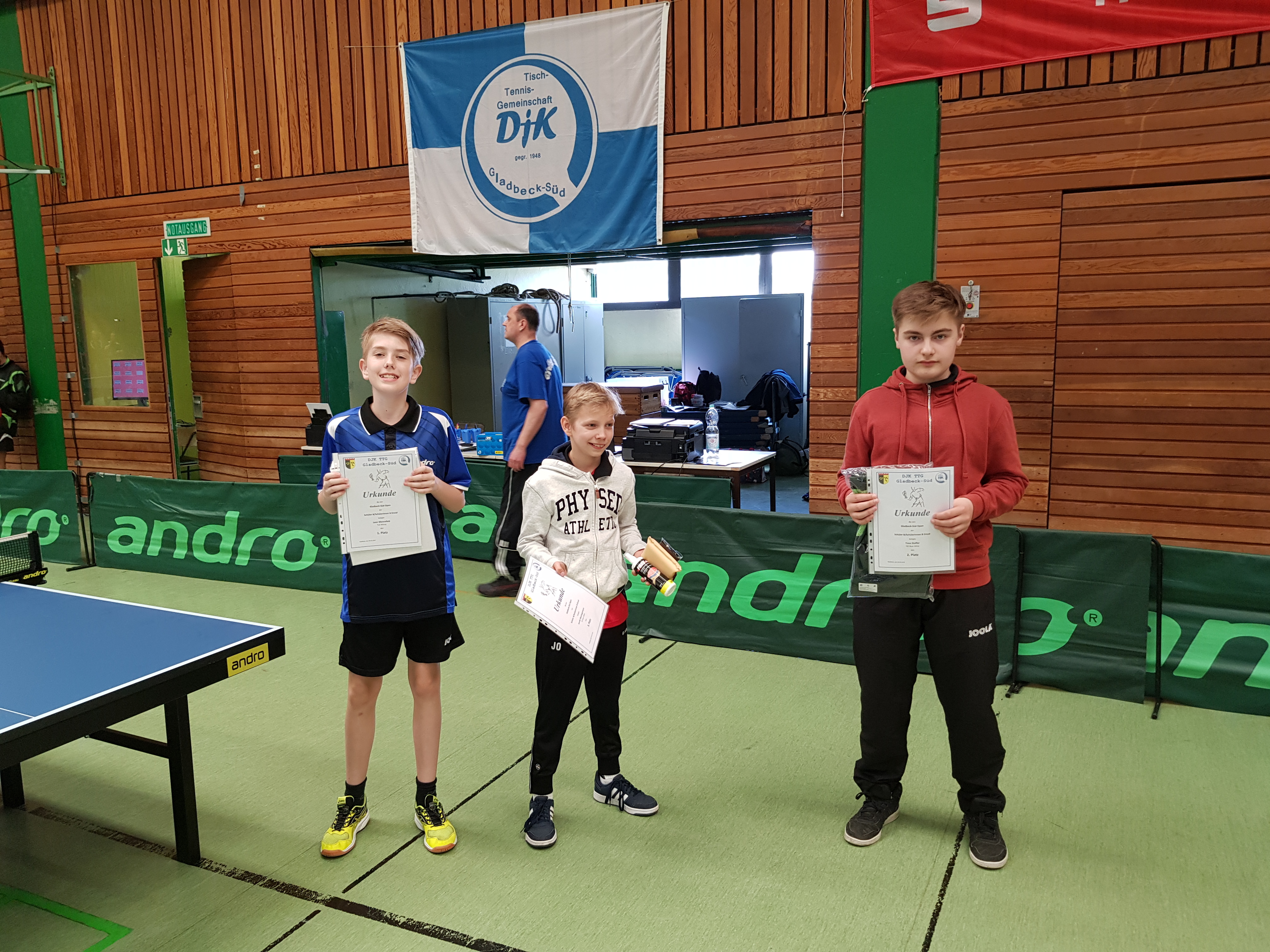 Schüler/Schülerinnen B:

1. Platz Leon Mannefeld TuS Hiltrup
2. Platz Timo Stoffer TST Buer-Mitte
3. Platz Jannik Oberhagemann TST Buer-Mitte