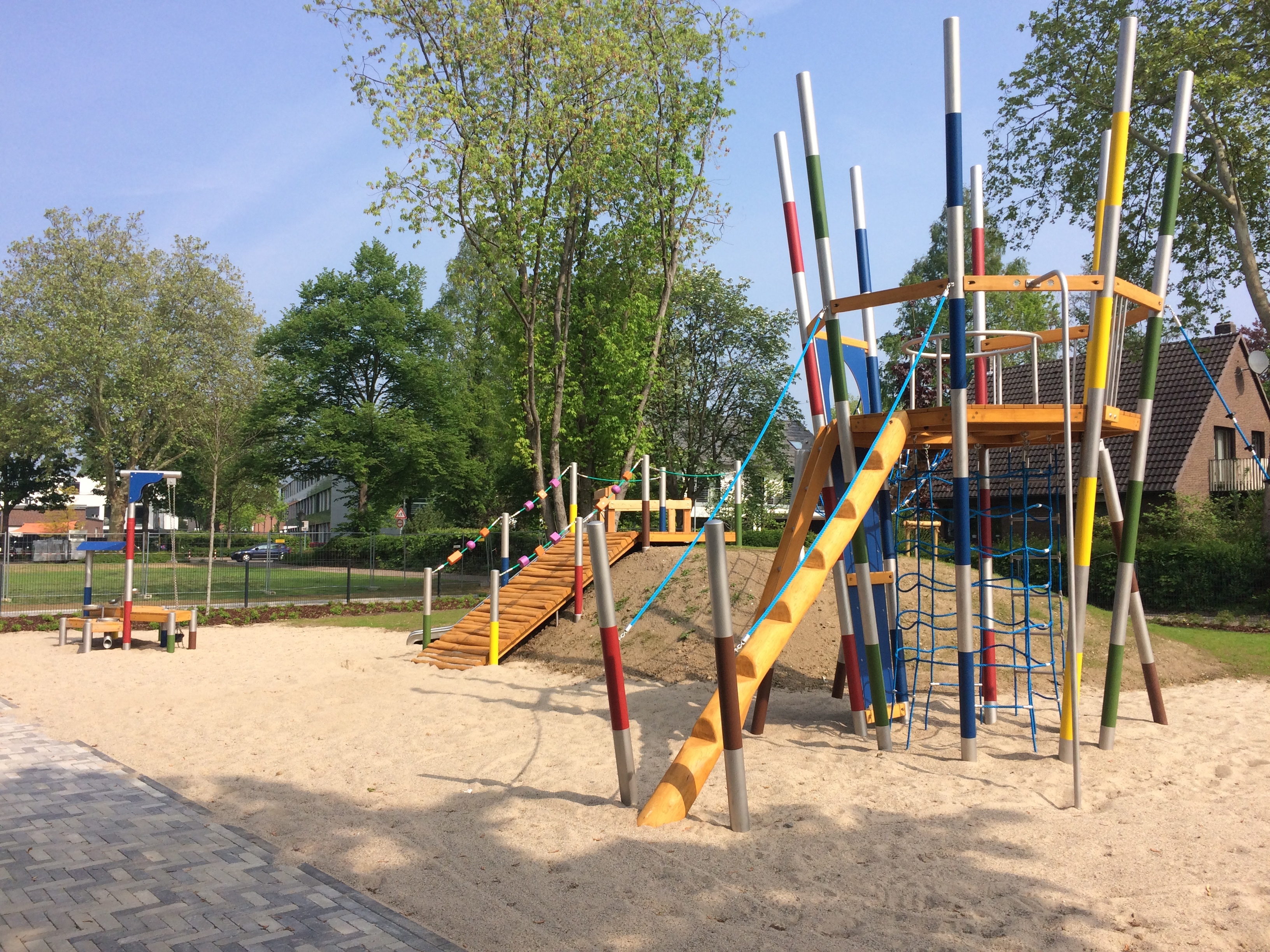 Der Spielplatz am Rilkeweg in Dinslaken wurde rundum erneuert.