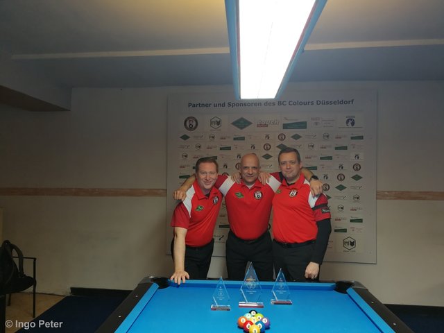 DIe Organisatoren der Colours Open: Sascha Kühn, Carsten Sliwka und Michael Stahl