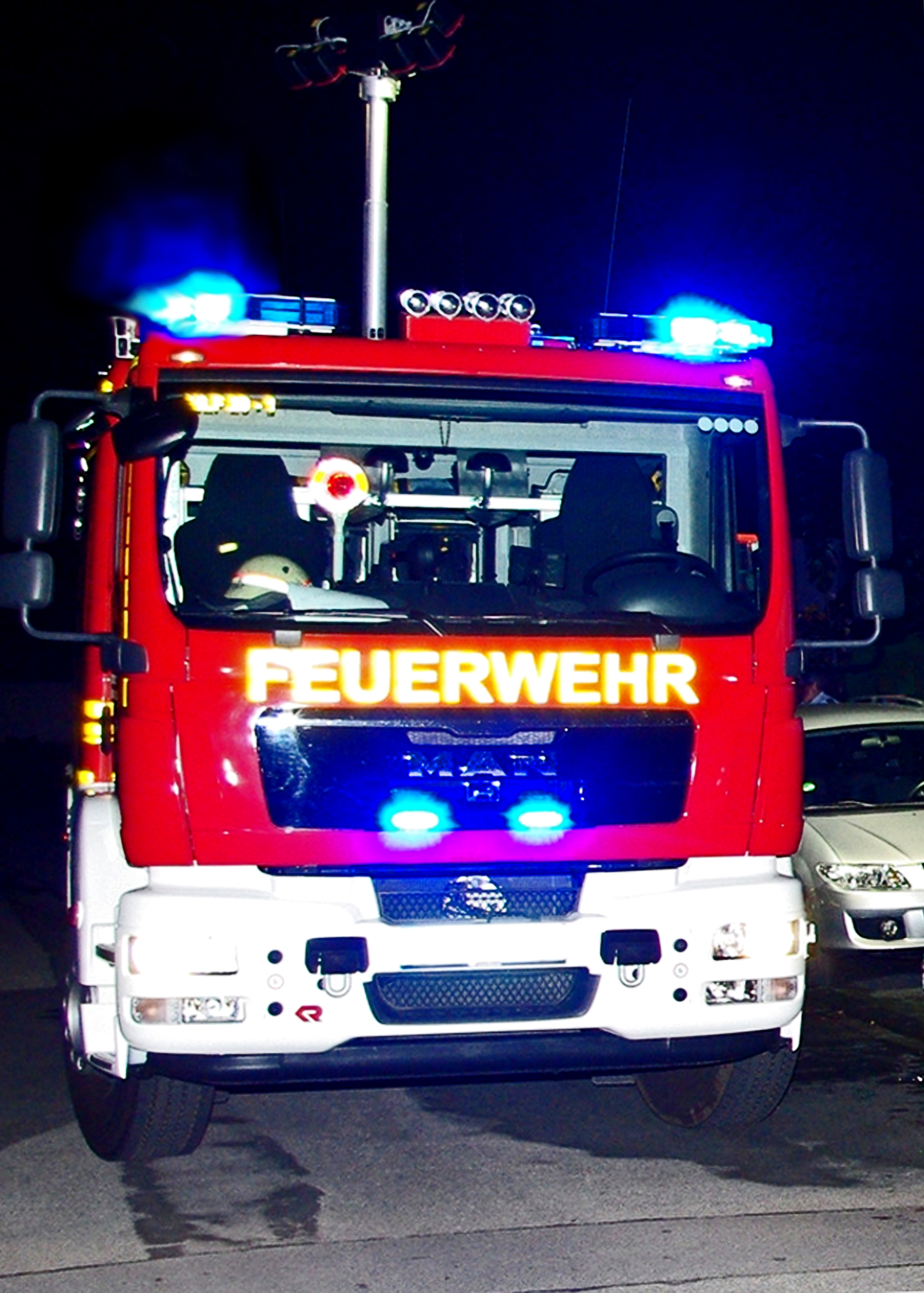 Die Feuerwehr rückte am Freitag zur Rudolfstraße aus.