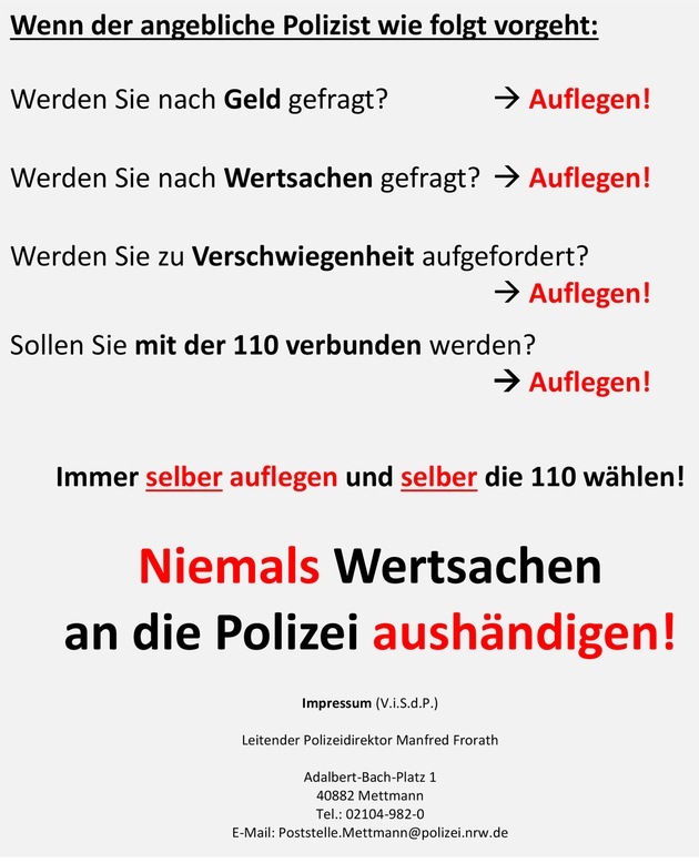 Auflegen ist nicht unhöflich, wenn Trickbetrüger am Telefon sind.