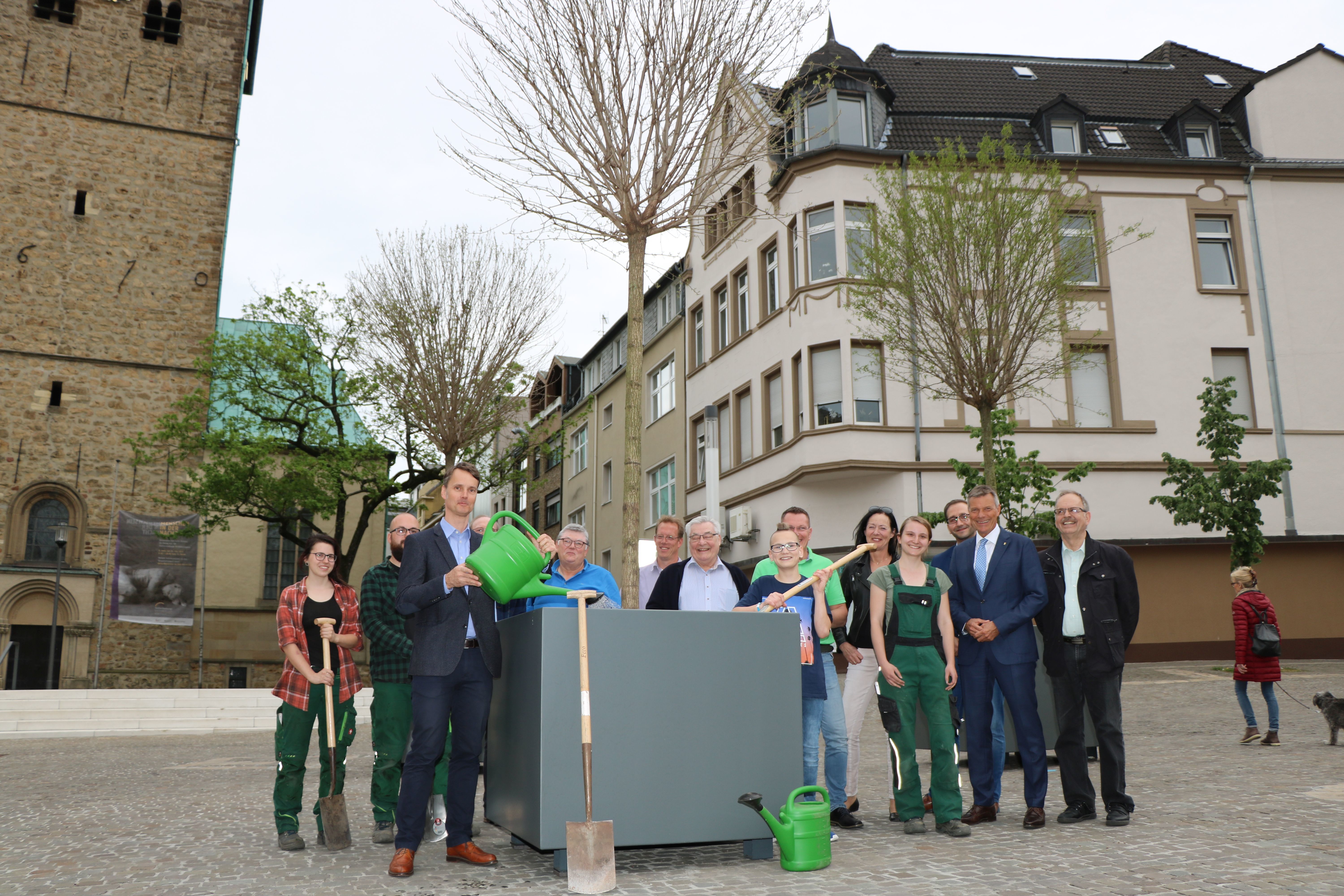Die ersten mobilen Bäume wurden vorgestellt.