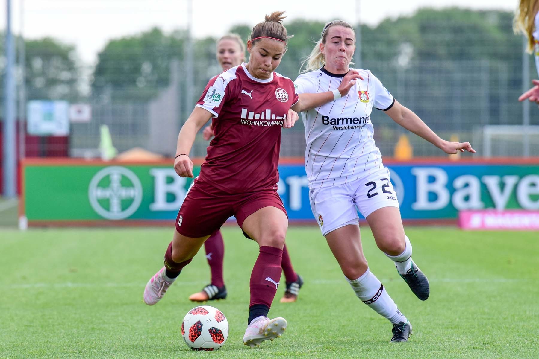 Lena Oberdorf hat bisher zwei A-Länderspiele bestritten.