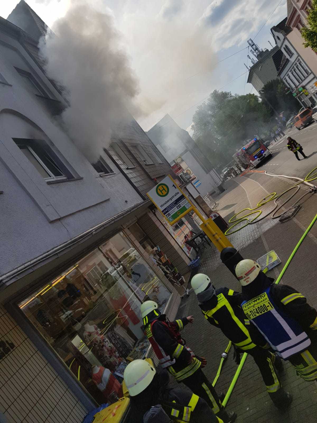 Wohnungsbrand Dortmunder Straße.
