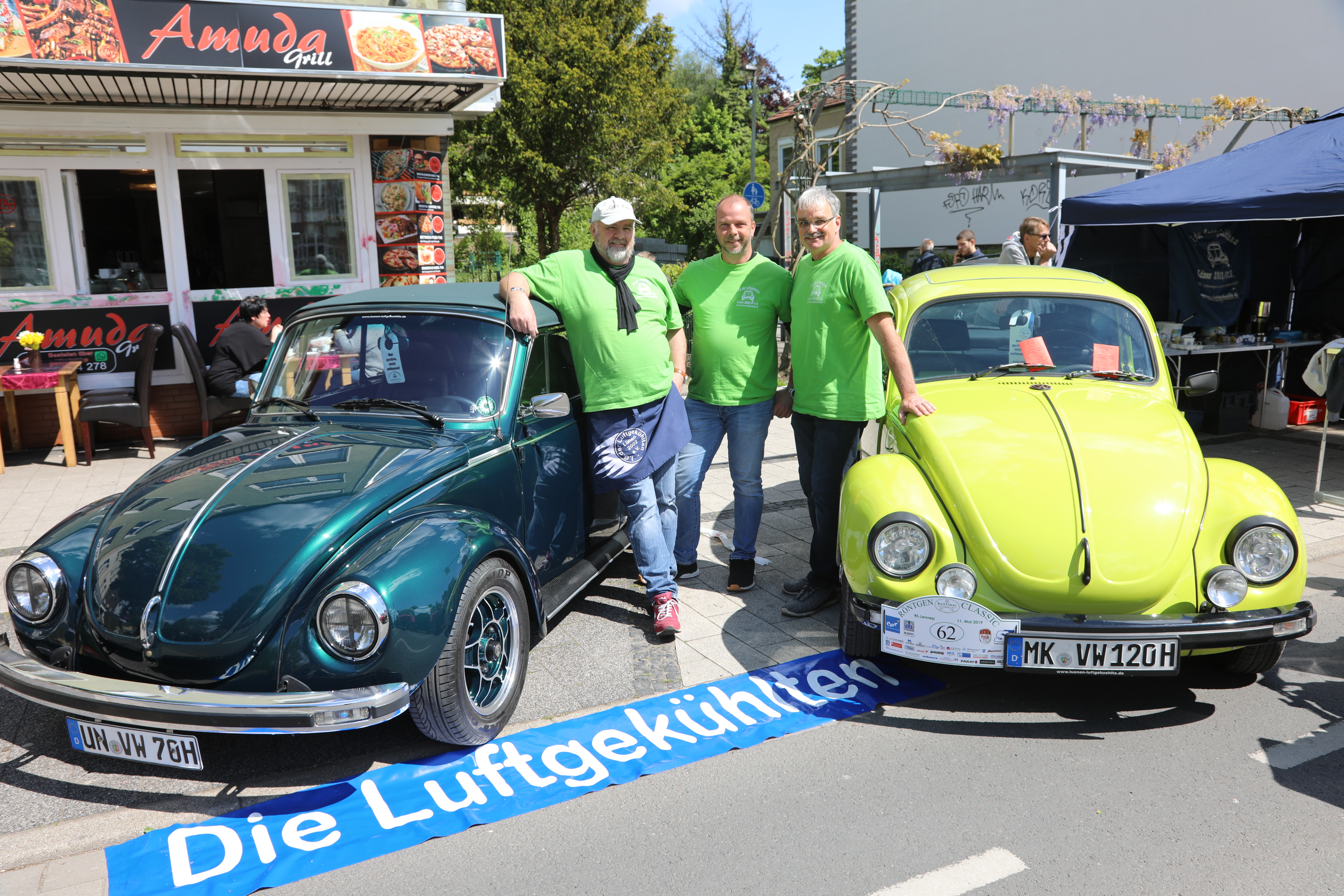 Die Luftgekühlten kamen mit ihren schicken Fahrzeugen ebenfalls auf die Bummelmeile.