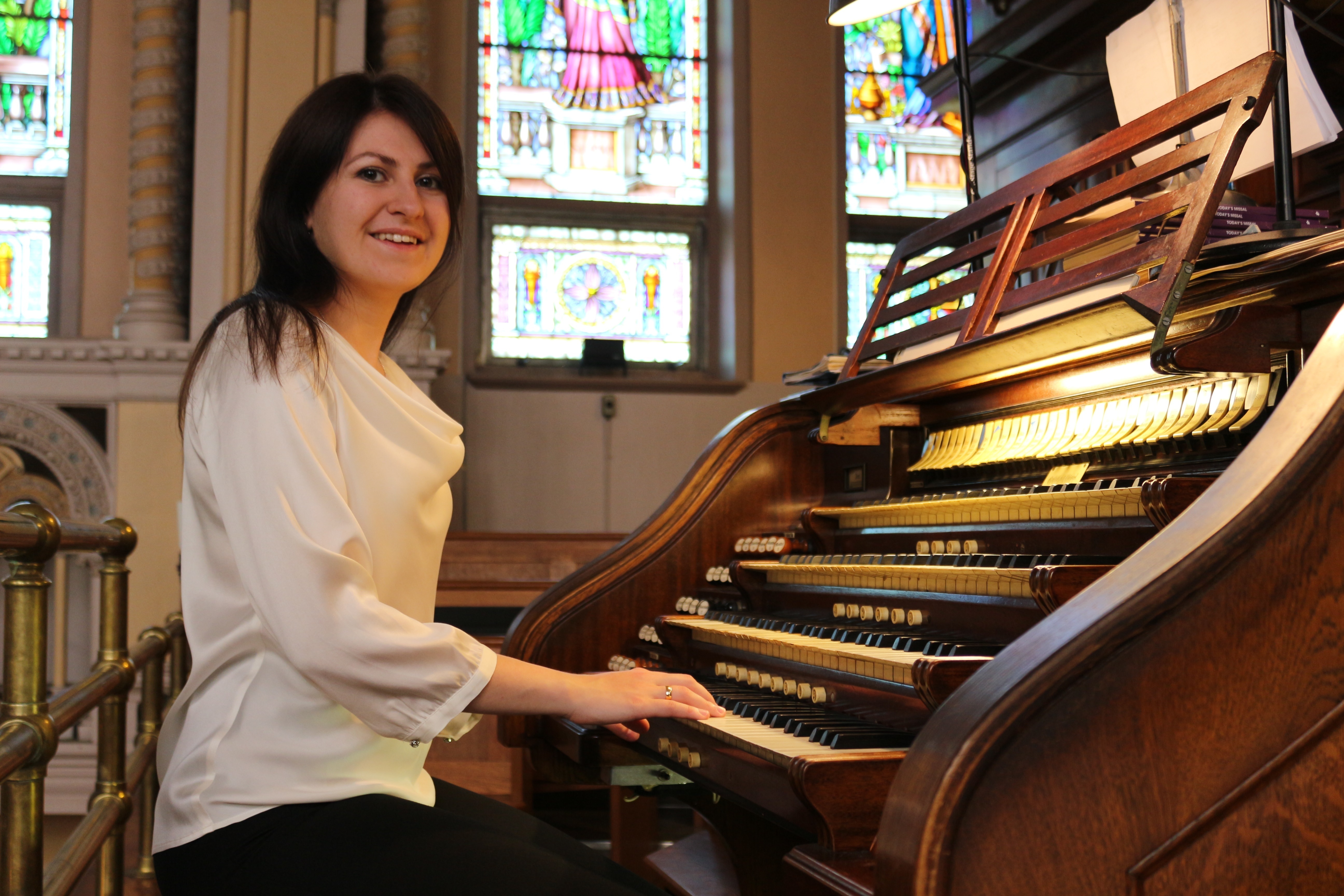 Daria Burlak, hier ein Archivfoto, wird den Chor an der Orgel unterstützen. Foto: Privat