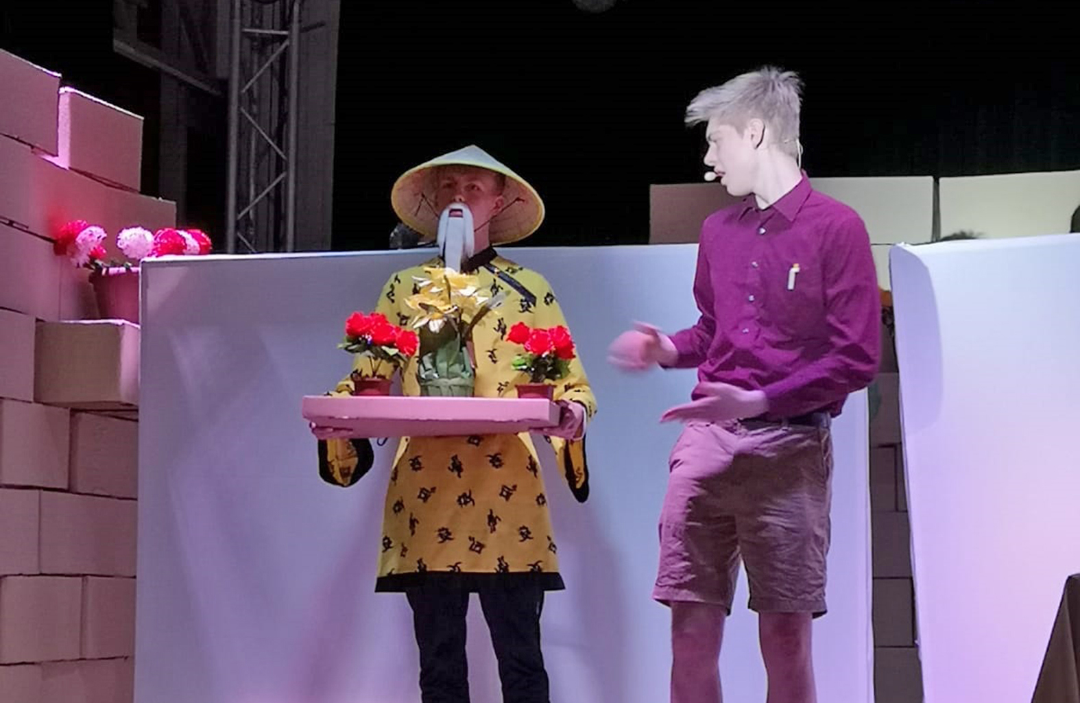 Bei einer der Musical-Proben in der Brackeler Gesamtschule.