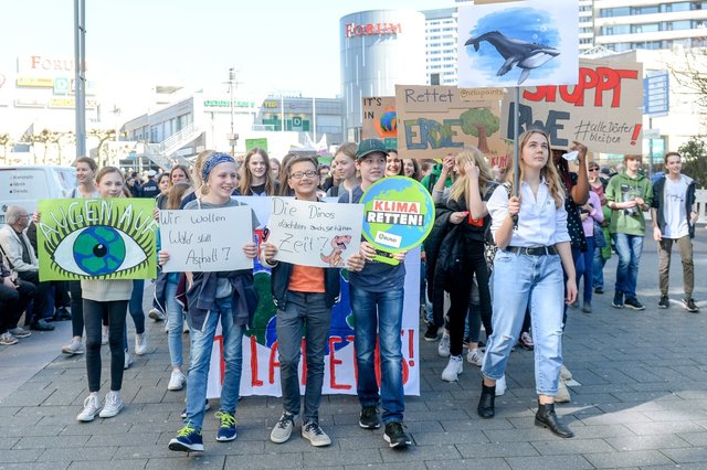 Vor der Europawahl wollen die Schüler auch in Mülheim noch einmal auf die Wichtigkeit des Klimaschutzes hinweisen.