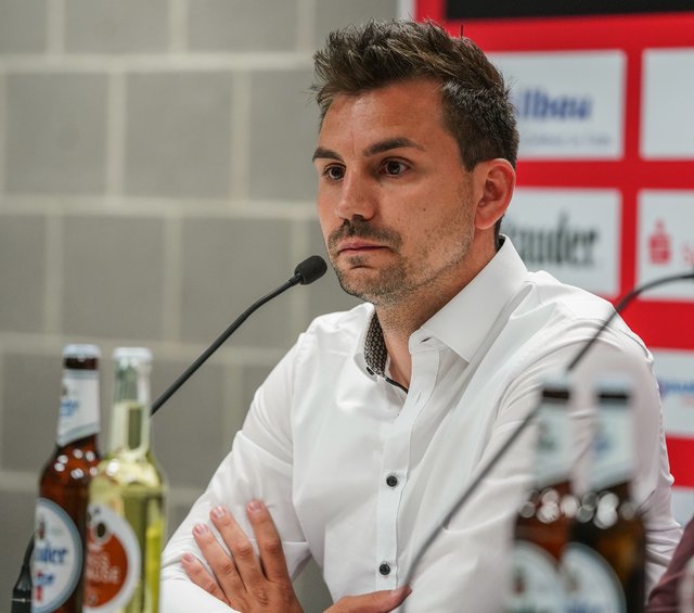 Jörn Nowak bei seiner Vorstellung.
