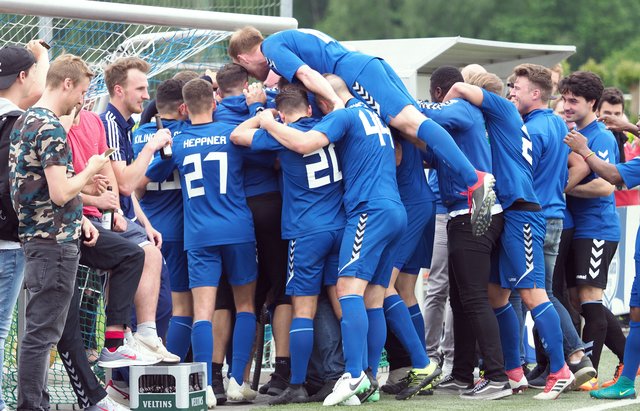 Groß war der Jubel nach dem Führungstreffer.
Foto: Gohl 
