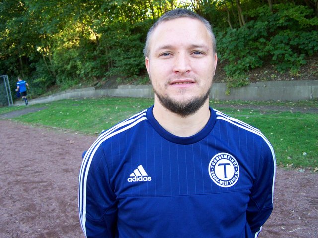Stefan Weyers, Trainer der F2 Mannschaft der Tgd. Essen - West