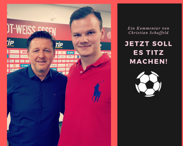 Christian Titz (l.) soll den Erfolg bei Rot-Weiss Essen zurückbringen.