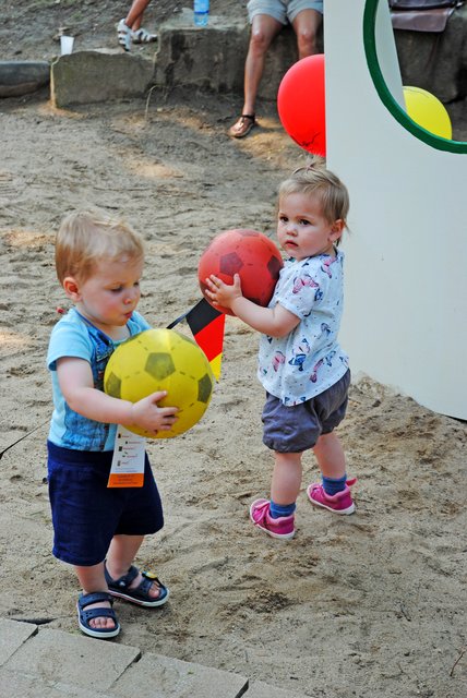 Beim Sommerfest der KiTa Pusteblume warten viele Spiel- und Bastelaktionen auf die kleinen Besucher. Foto: VKJ